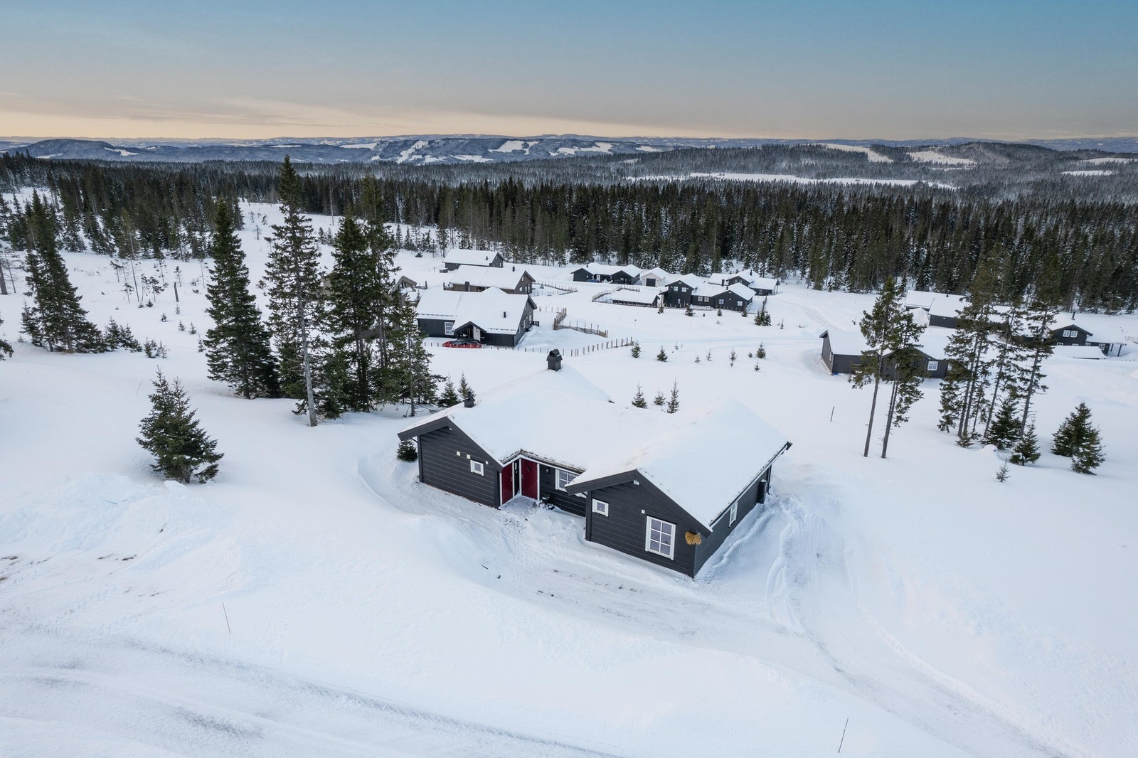 Hytta er klar for overtagelse og her har det kun vært en eier Galleribilde