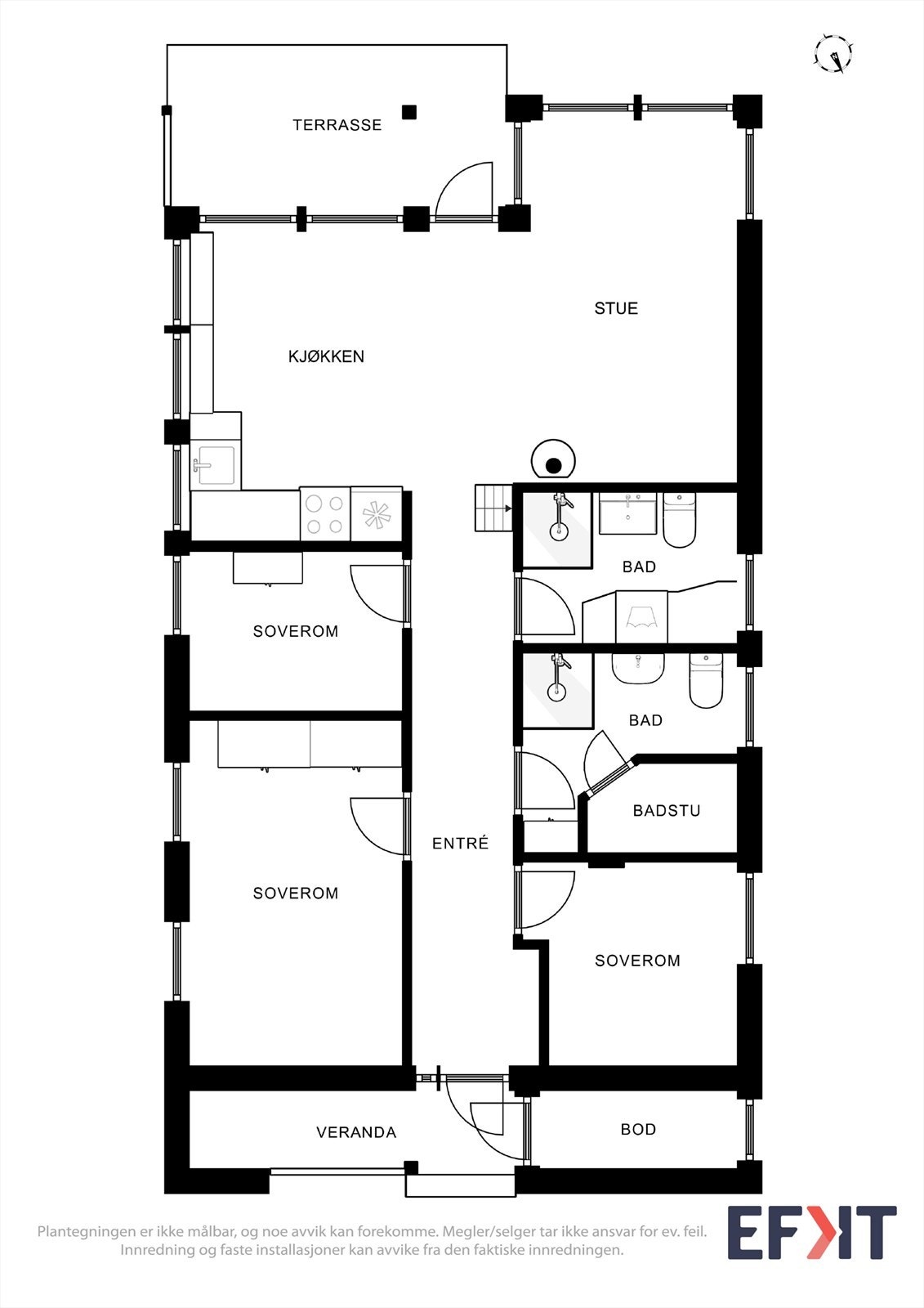 Plantegning Galleribilde
