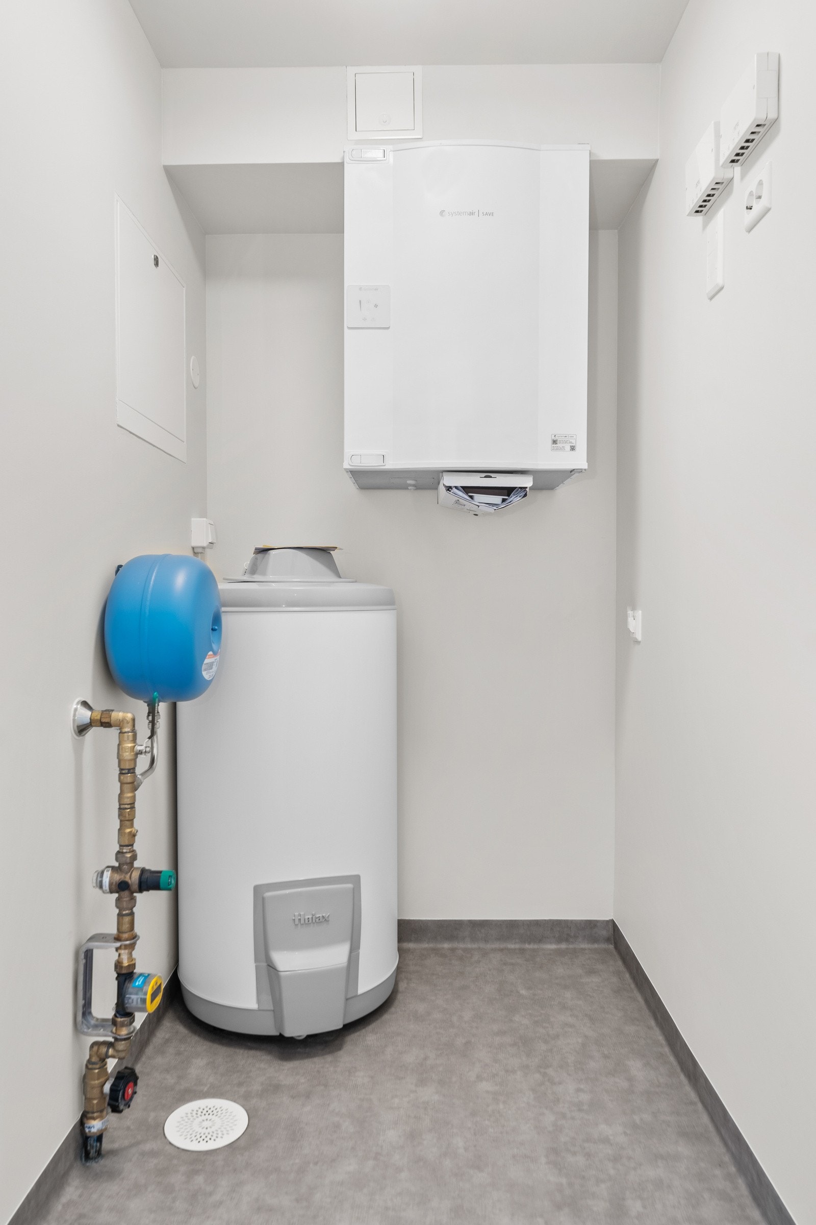 Teknisk rom i 1. etasjen. Galleribilde