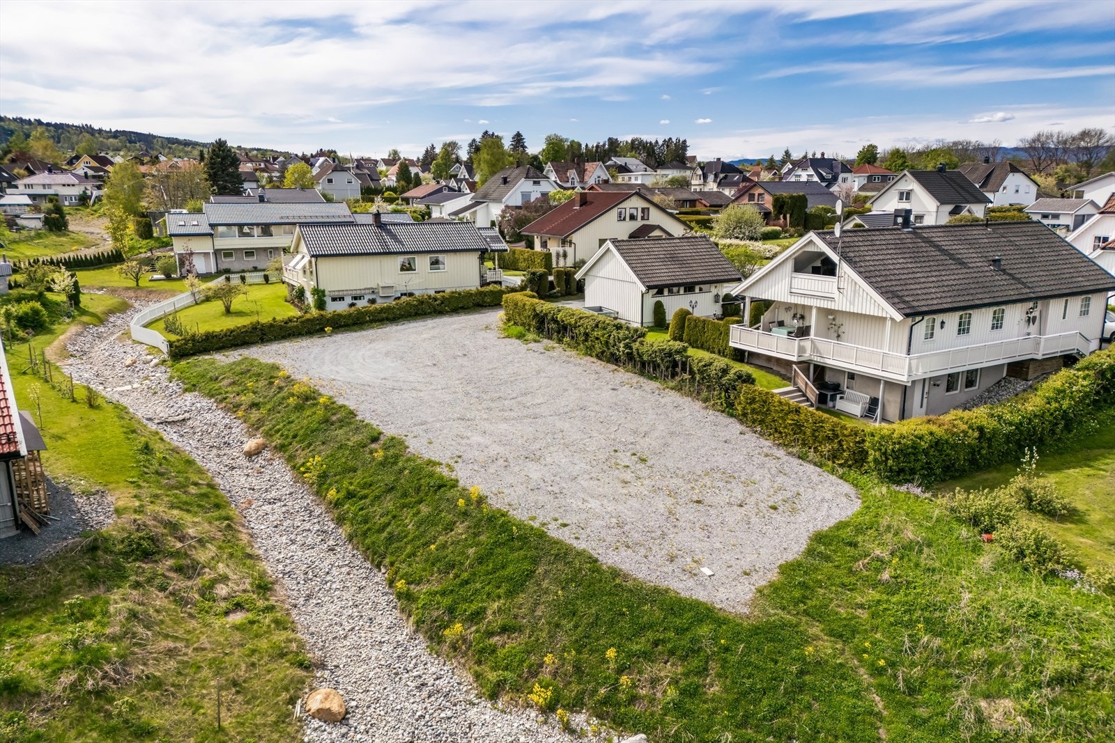 Flott beliggende tomt Galleribilde