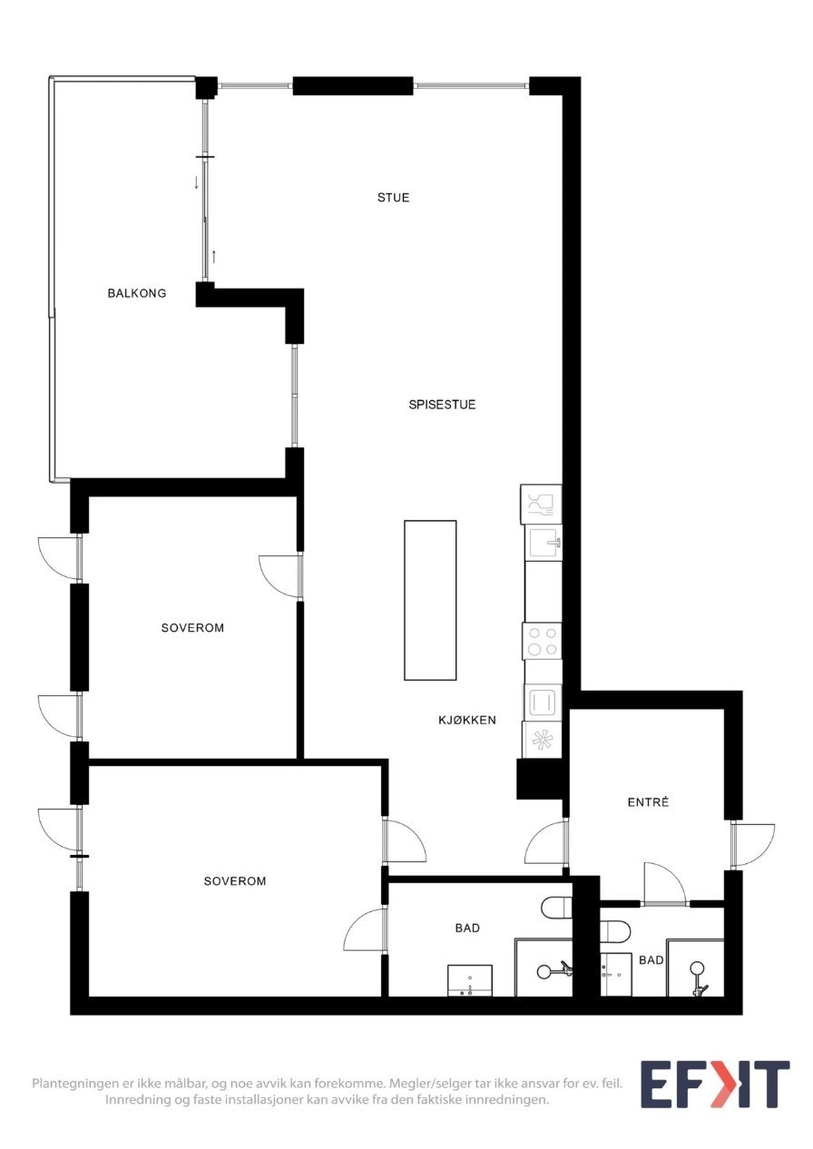 Plantegning Galleribilde