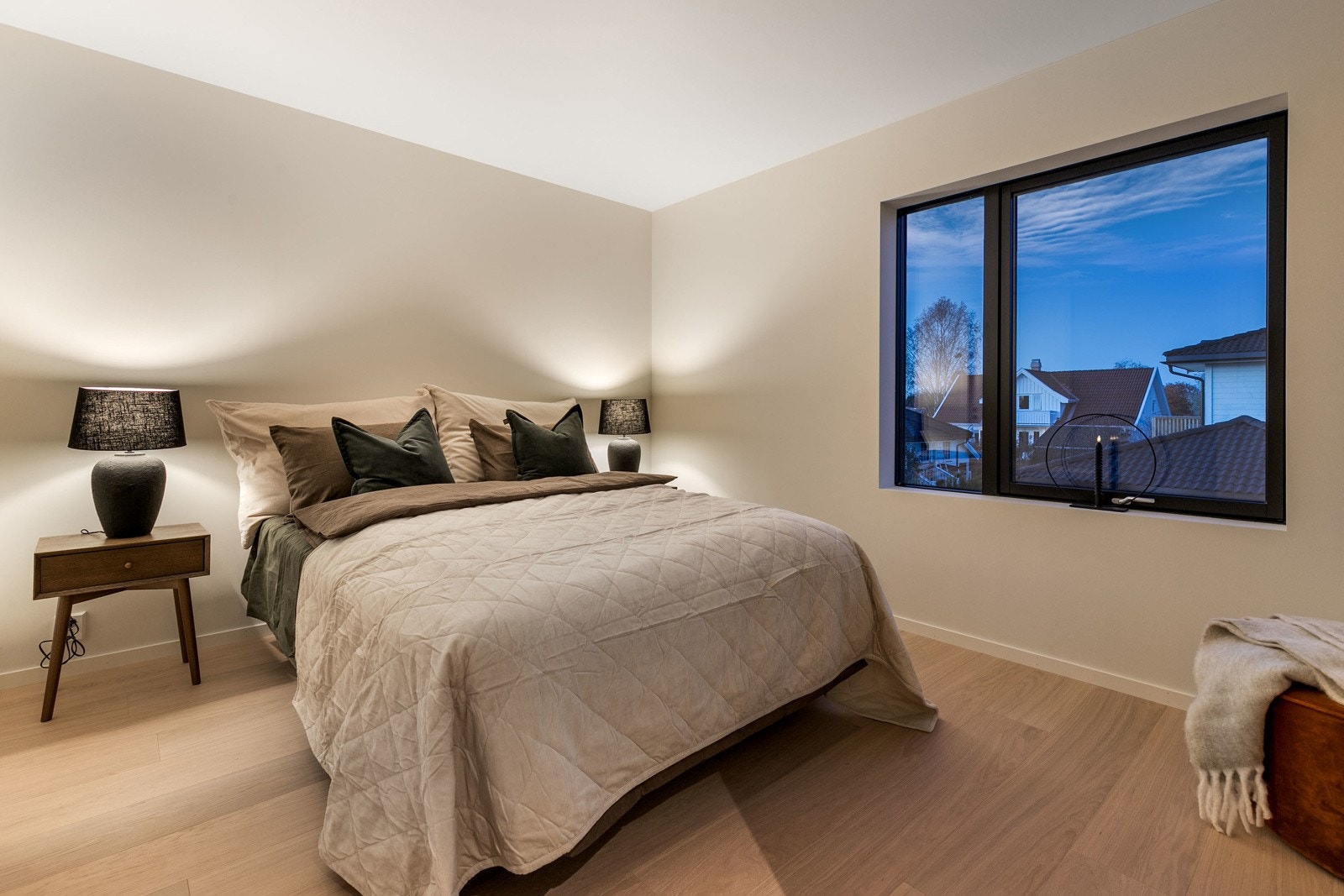 Kveldsstemning hovedsoverom Galleribilde