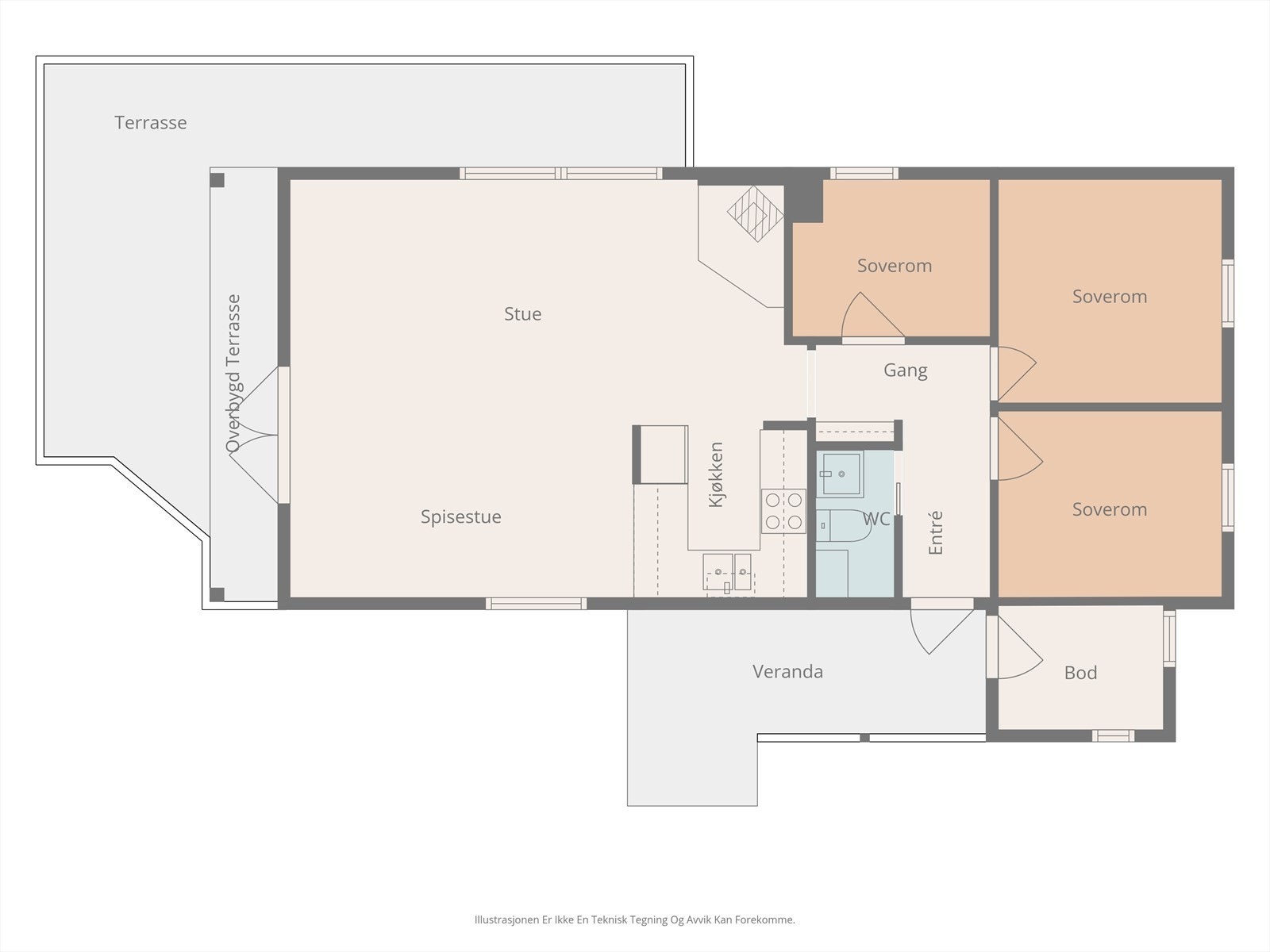 Plantegning Galleribilde