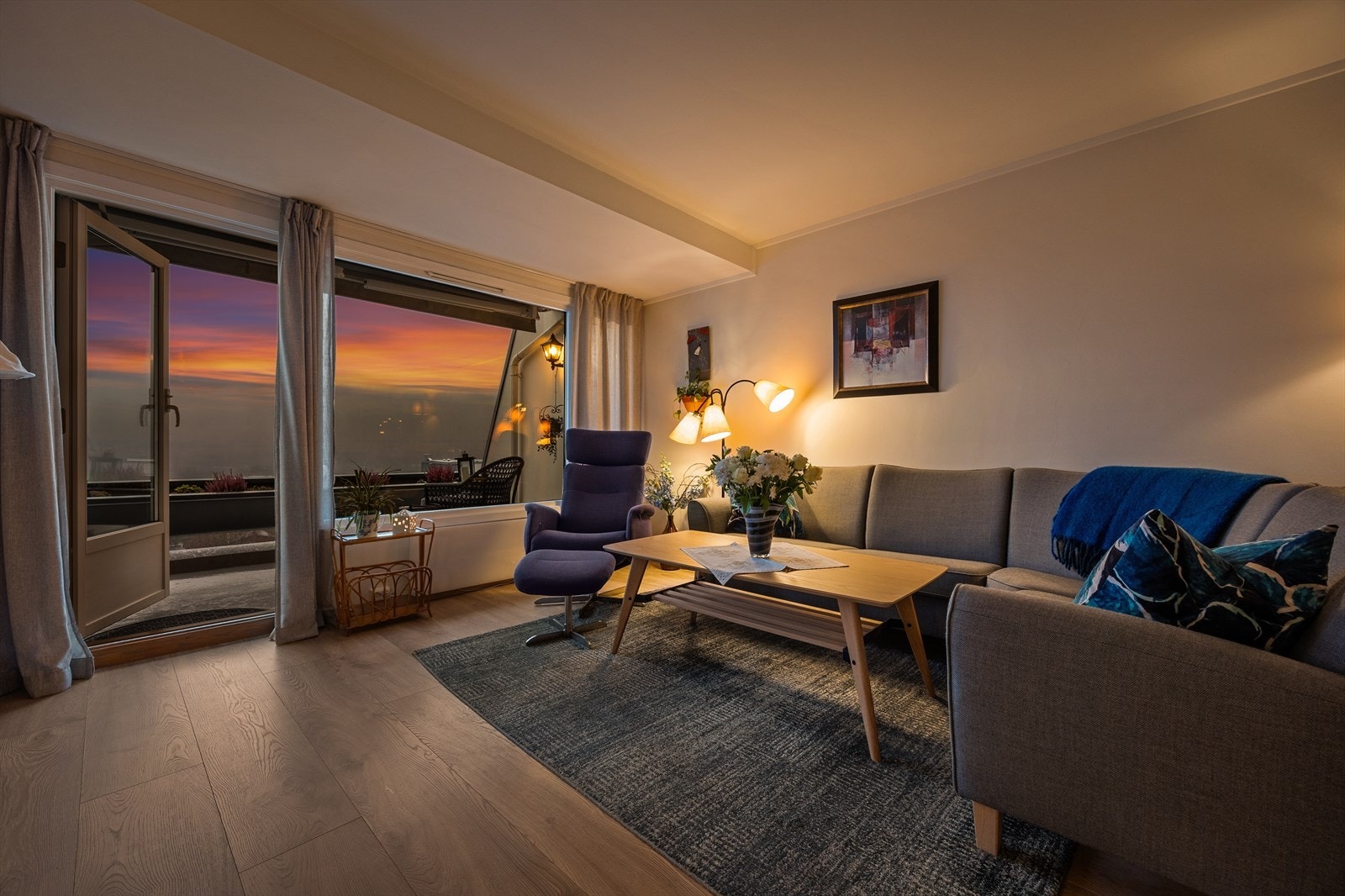 Her er det enkelt å skape lun og koselig stemning Galleribilde