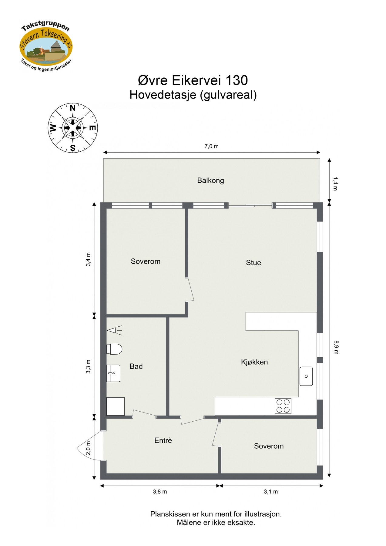 Plantegning Galleribilde