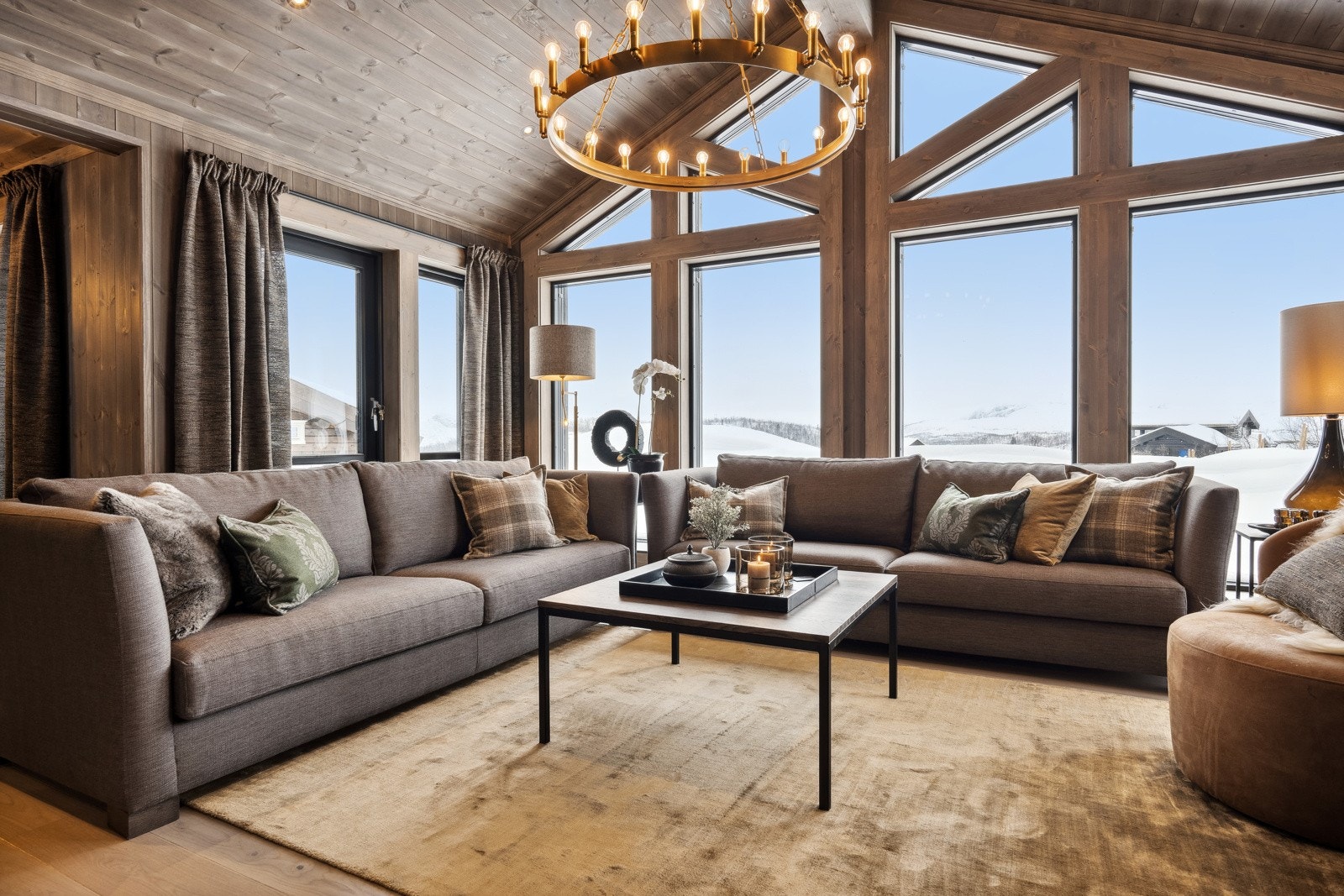 Illustrasjonsfoto av hytte oppført av Hytteplan AS Galleribilde