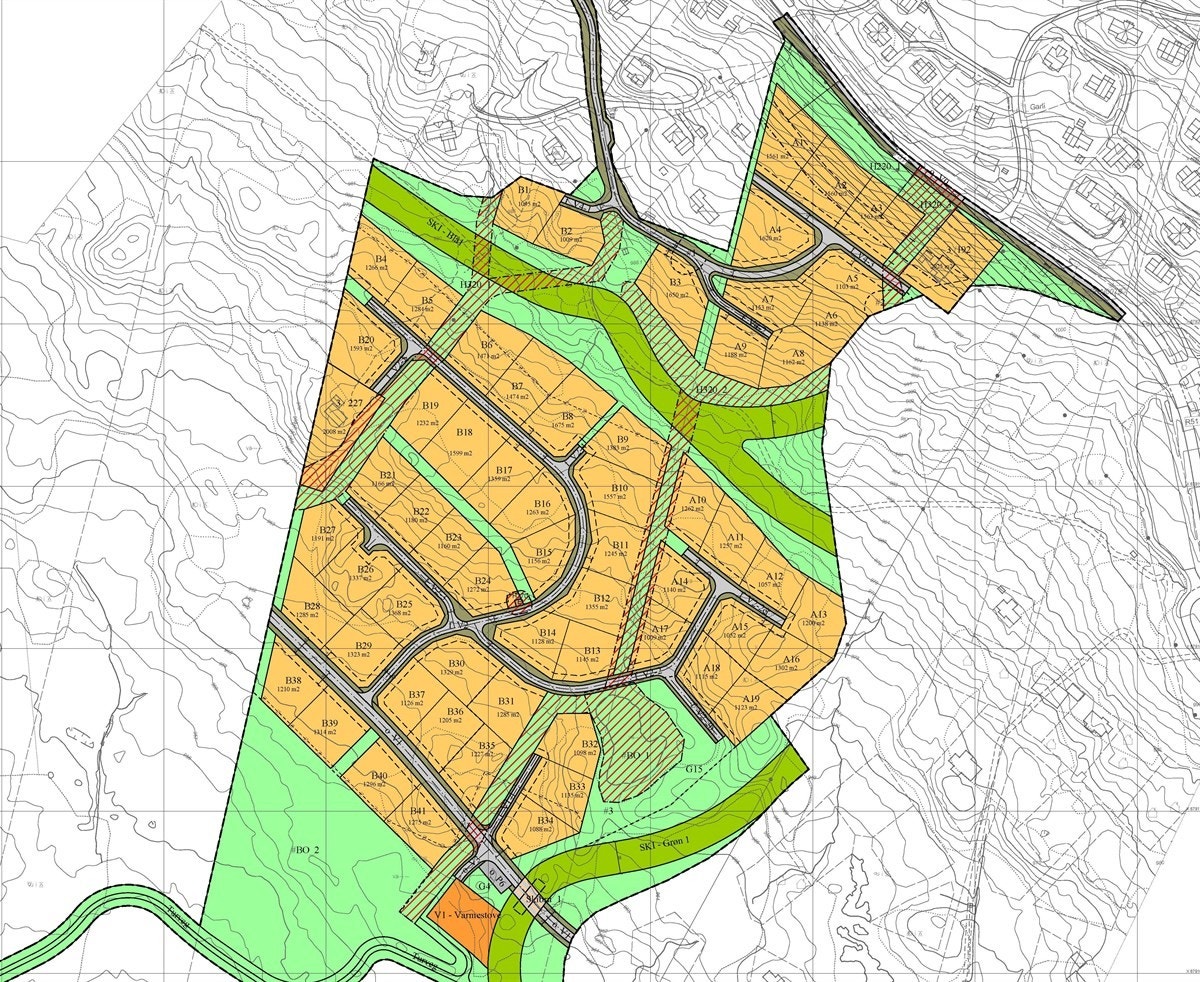Plankart. Galleribilde