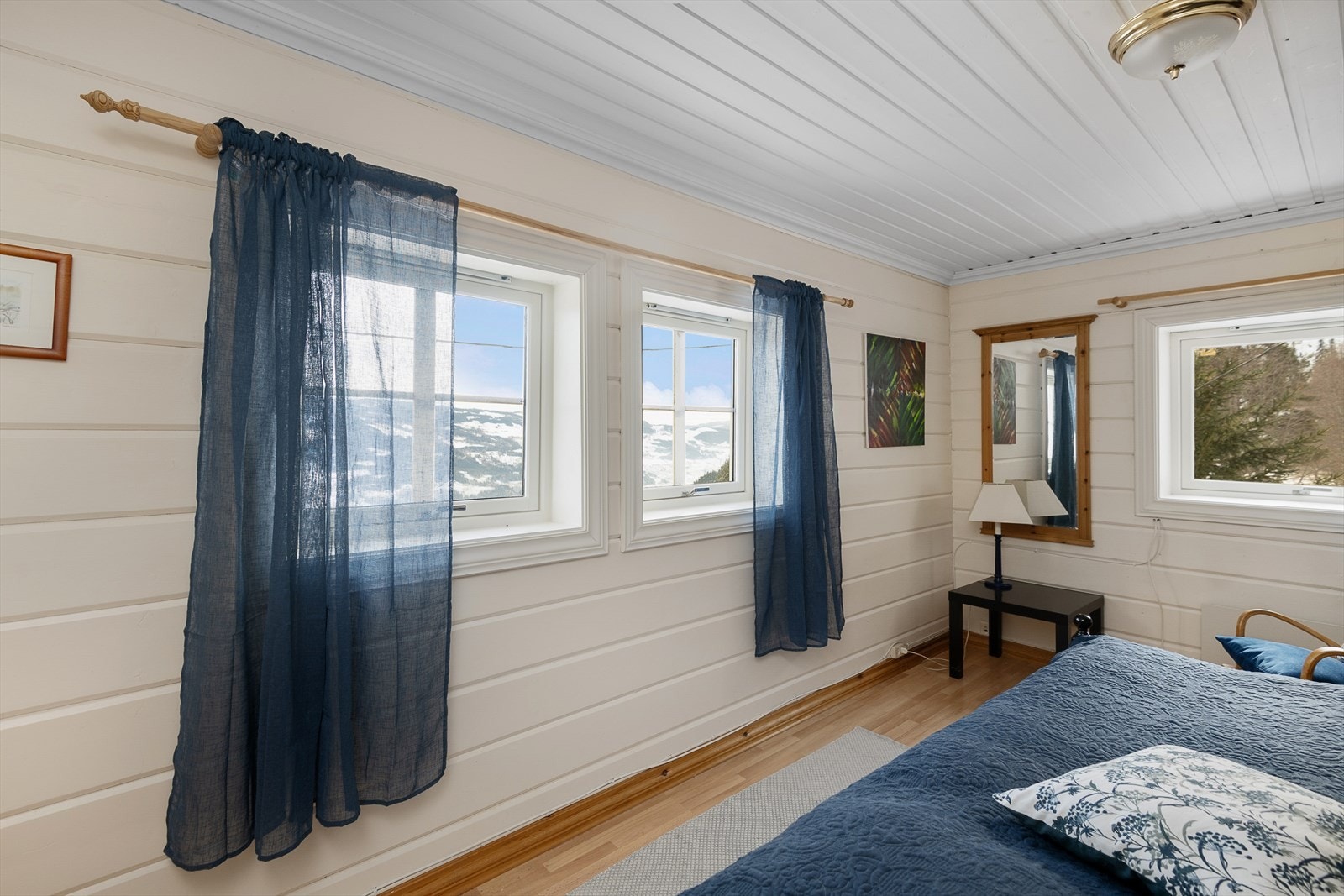 Flott utsikt fra soverom Galleribilde