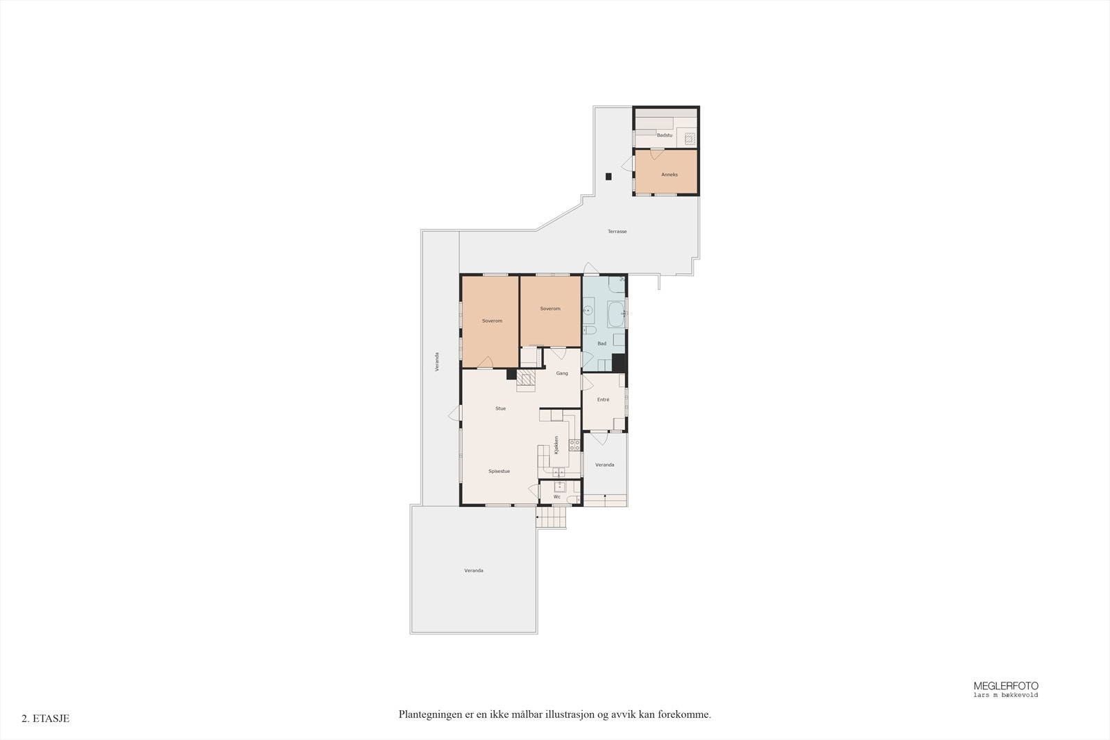 Plantegning av hovedplanet Galleribilde