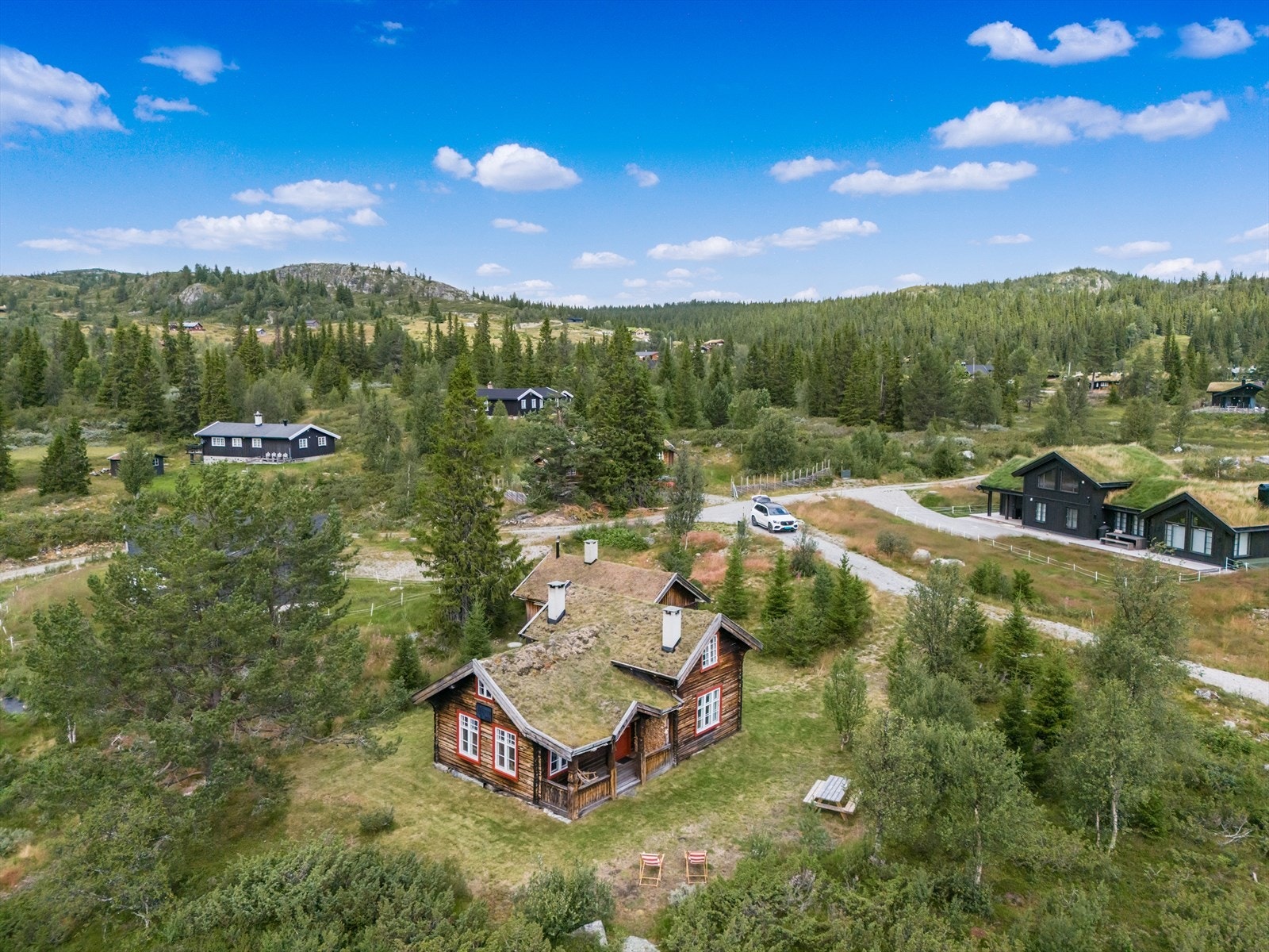 Det er en rekke merkede turer i området med gangavstand fra hytta. Galleribilde