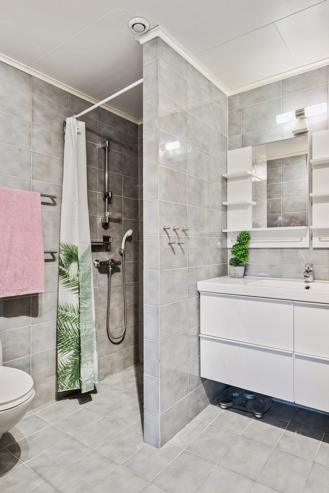 Badet er eldre, men fult funksjonelt. Galleribilde