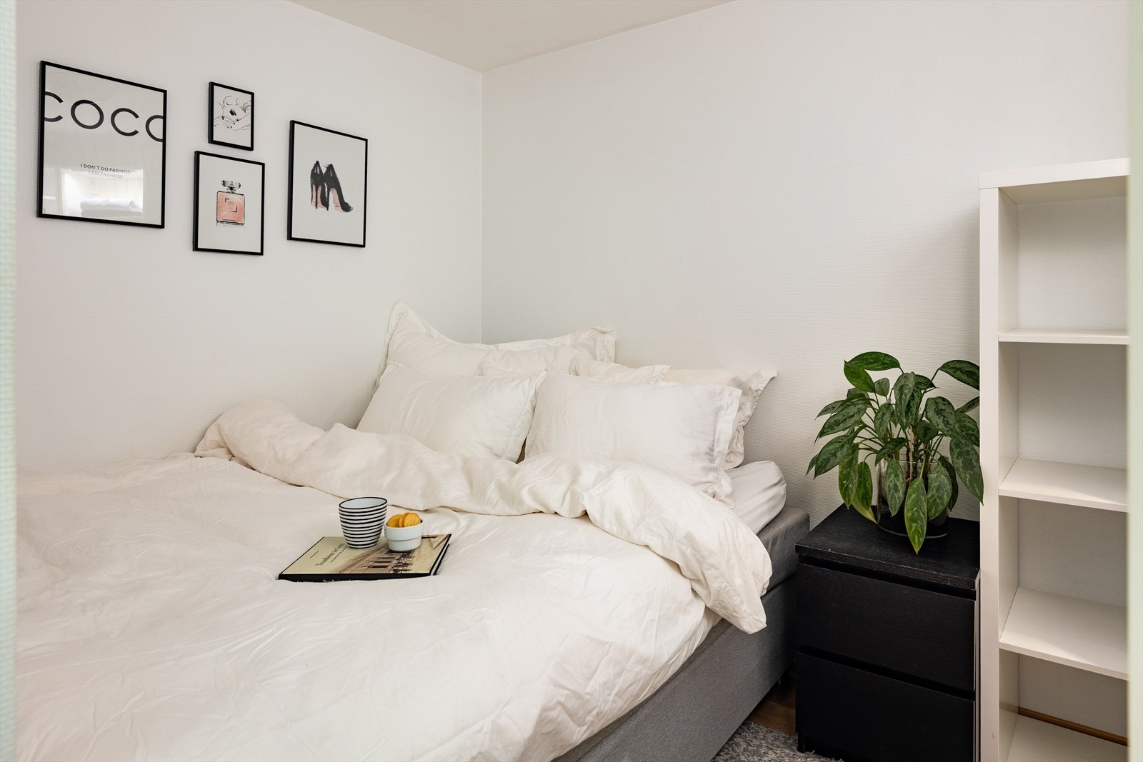 Sovealkoven er på 6,5m² og har plass til seng og skapplass. Galleribilde