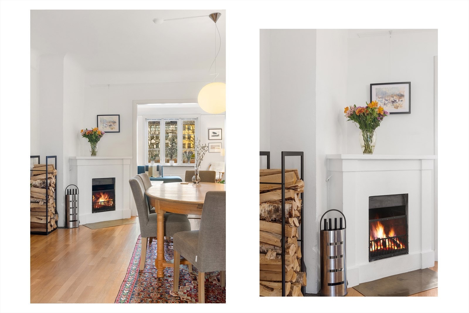 Den gjennomgående planløsningen sikrer optimale lysforhold. Galleribilde