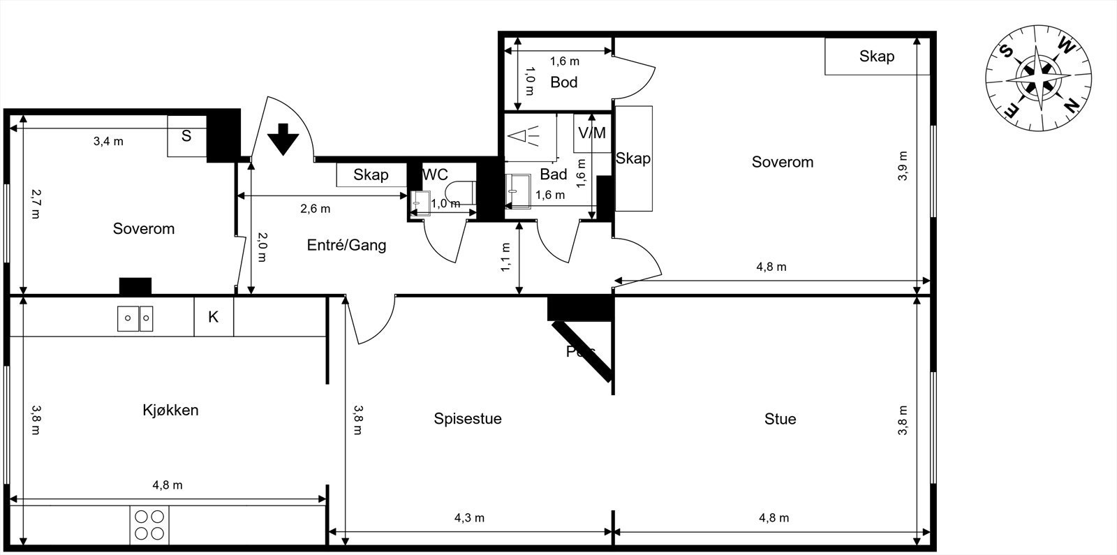Plantegning. Galleribilde