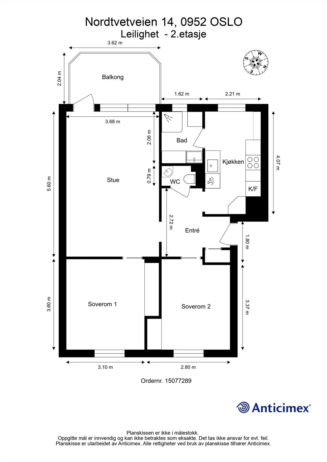 Plantegning Galleribilde