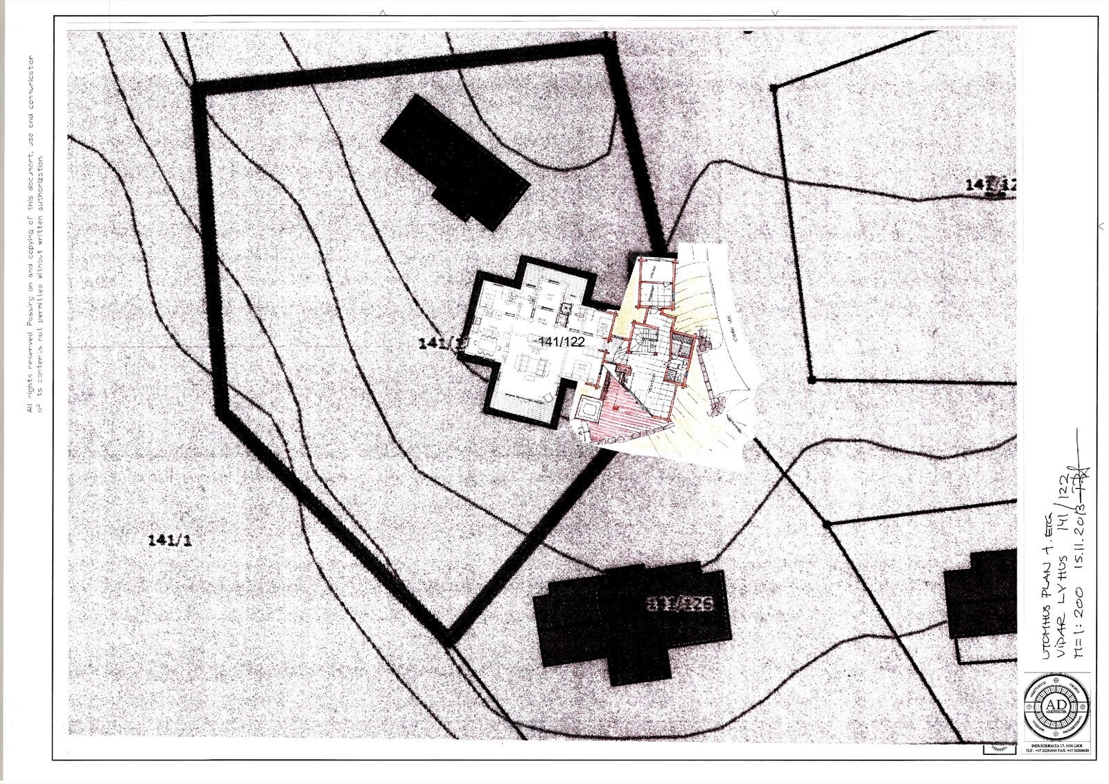 Illustrasjon - arkitekttegning innenfor gjeldende regulering Galleribilde