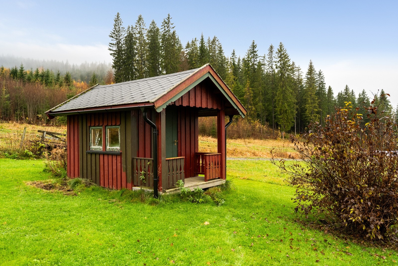 Lekestue i hagen Galleribilde