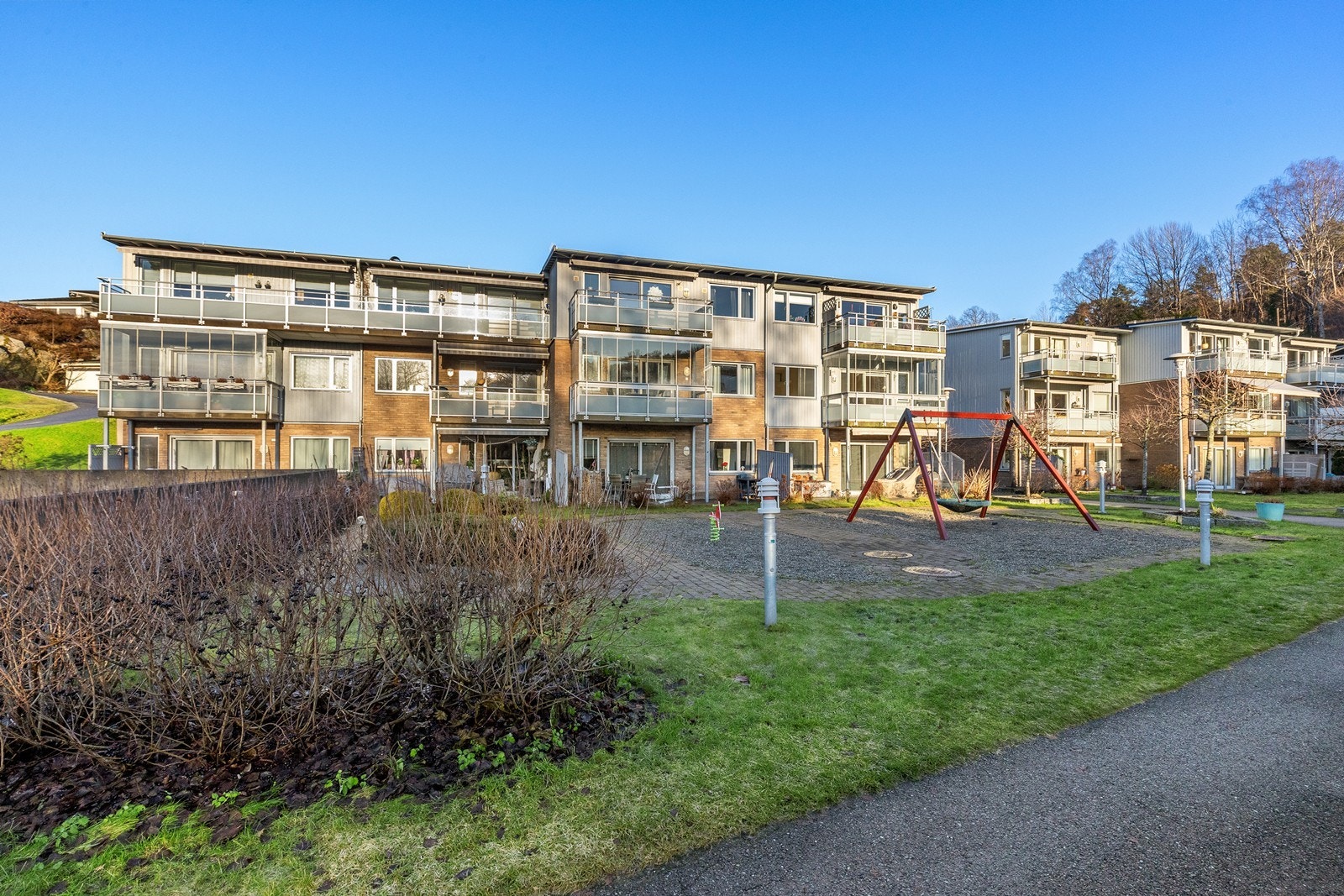 Beliggenheten er sentral, men likevel skjermet fra sentrumspulsen. Galleribilde