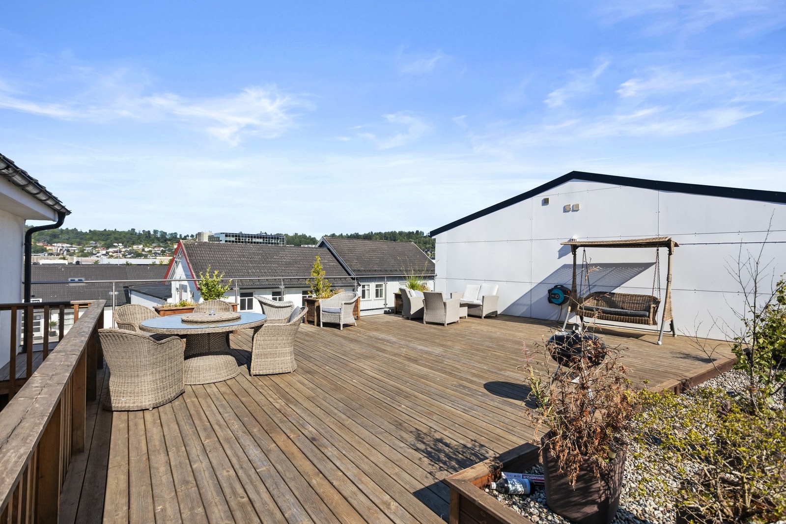 Det er også felles takterrasse Galleribilde