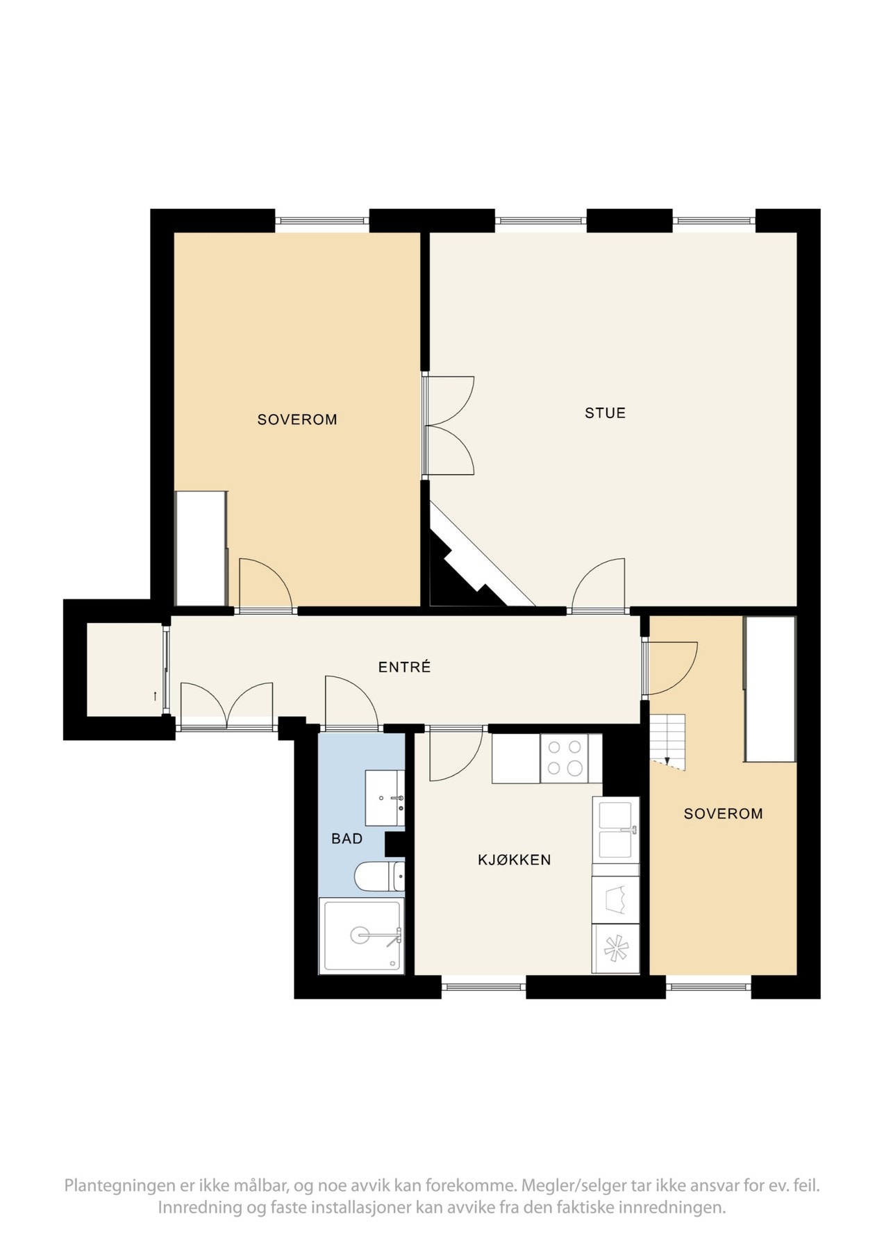 Dagens planløsning. Galleribilde