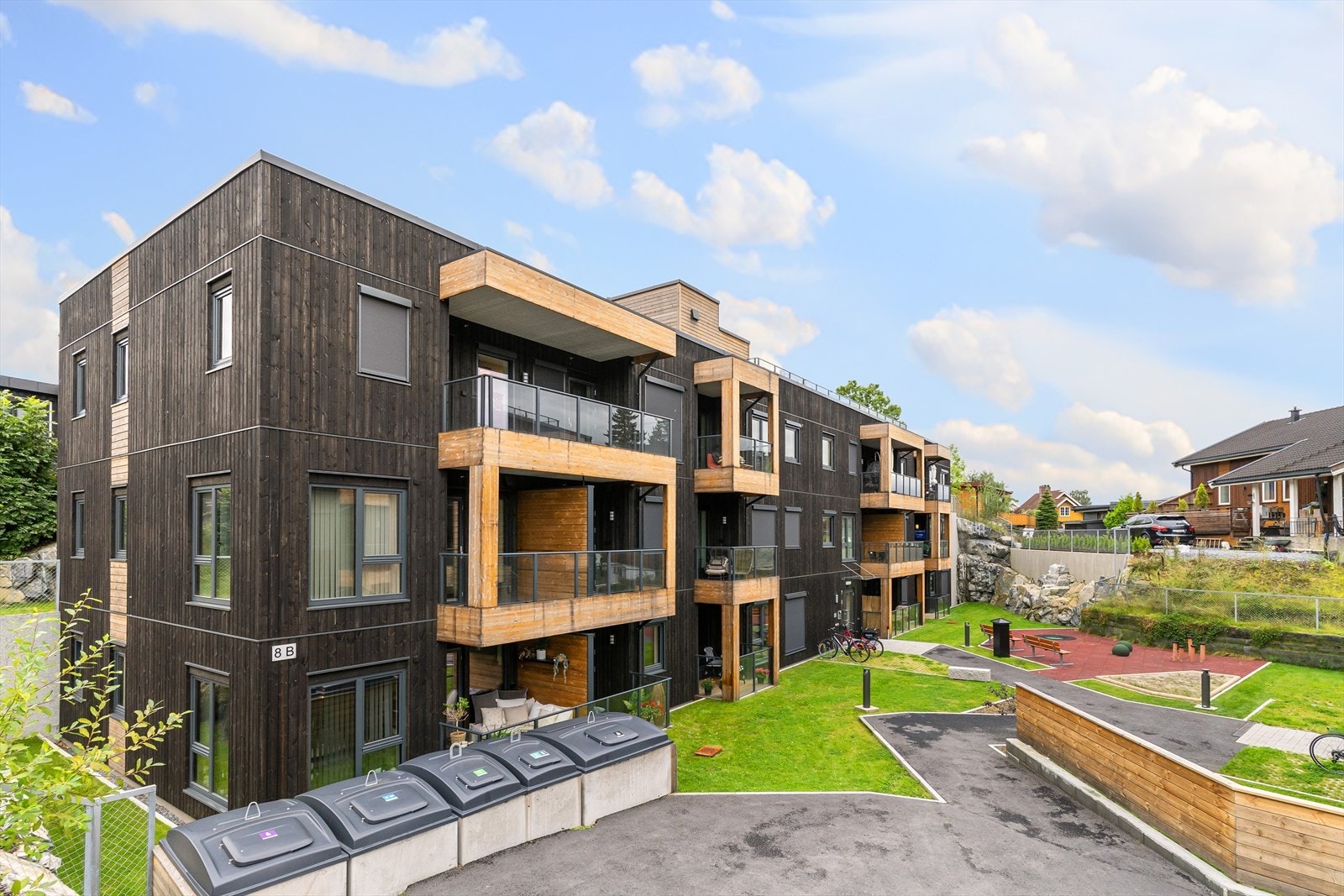 Leiligheten er en lekker 2-roms selveier i et moderne sameie bygget nytt i 2023. Galleribilde