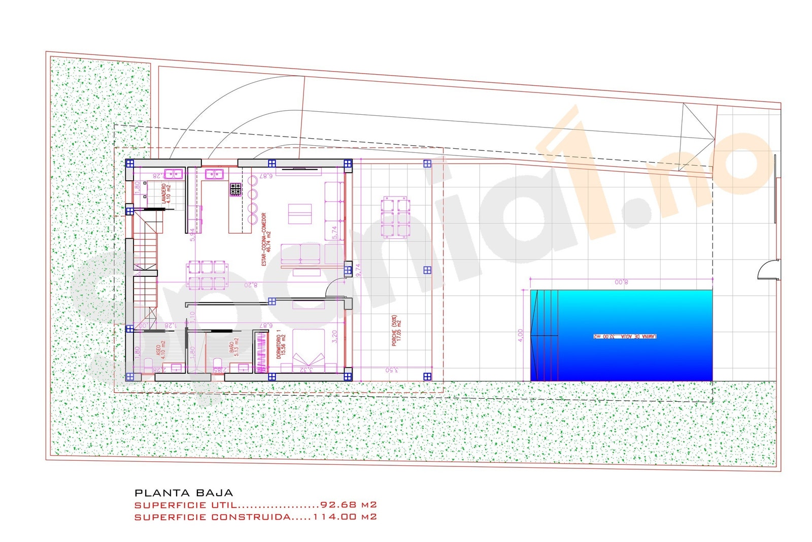 Plantegning hovedplan Galleribilde