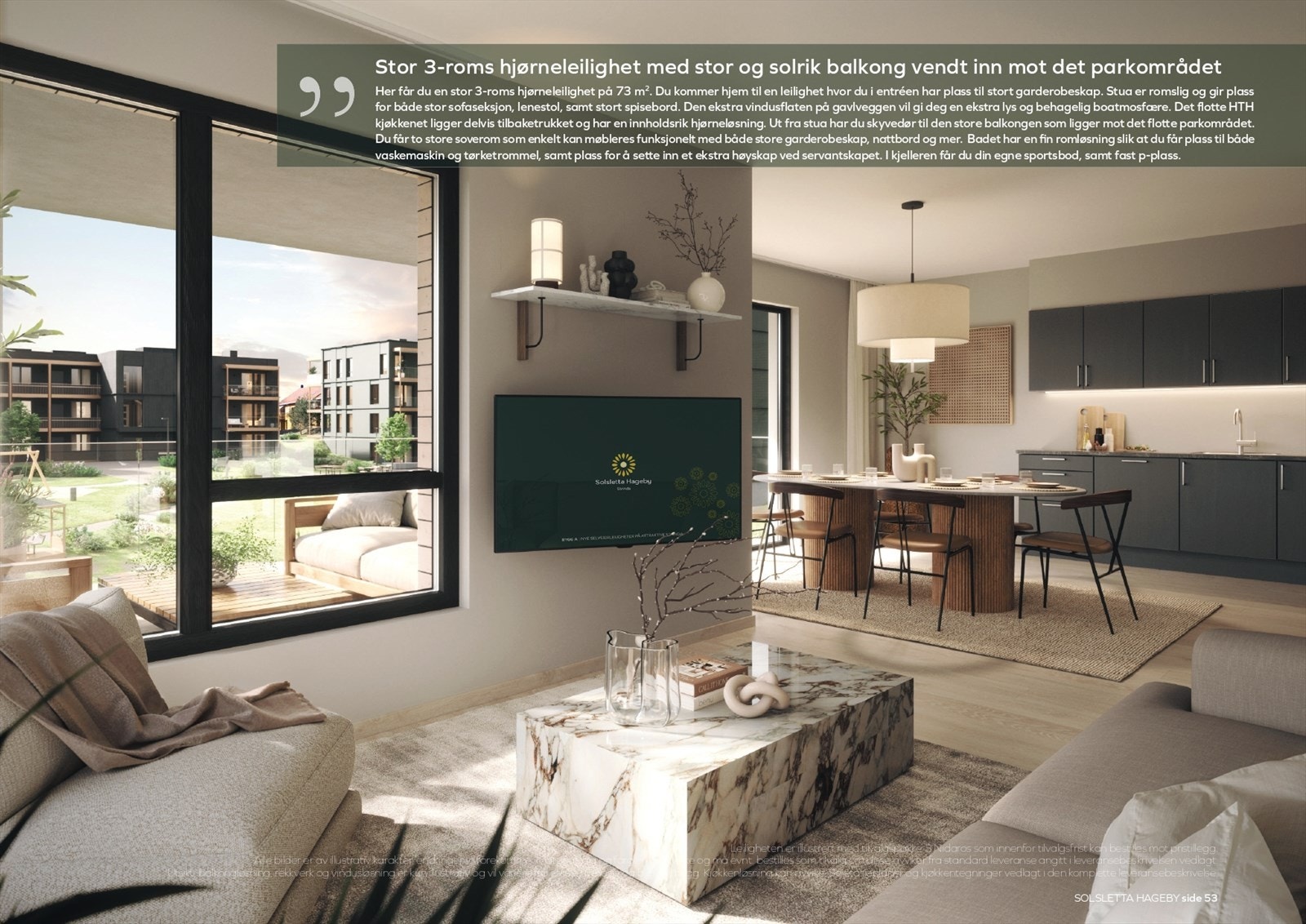 Velkommen til Solsletta Hageby og leilighet C-202! En leilighet med god planløsning, oppgradert standard og flott beliggenhet i hjørnet av bygget.
Se link i annonsen for å delta på vår julekalender for mulighet til å vinne premie med verdi kr 75 000,-! Galleribilde