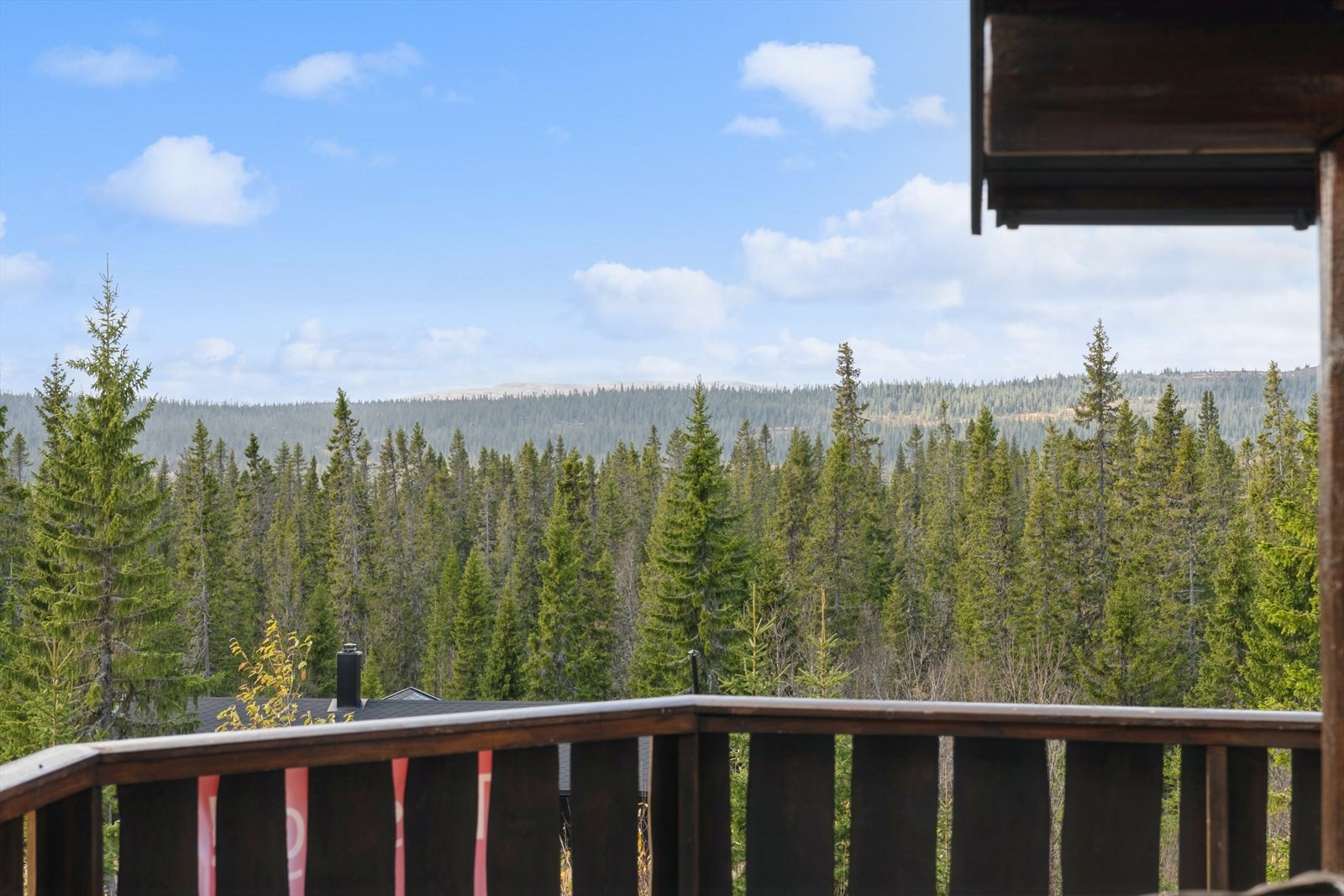 Utsikt fra terrasse. Galleribilde