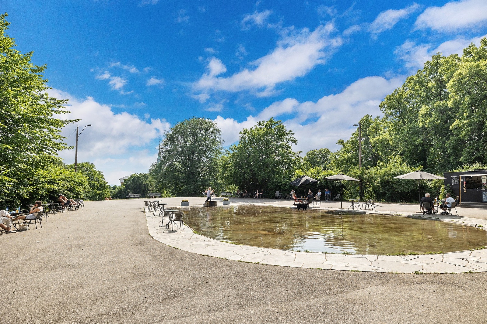 Stensparken ligger rett ved. Galleribilde