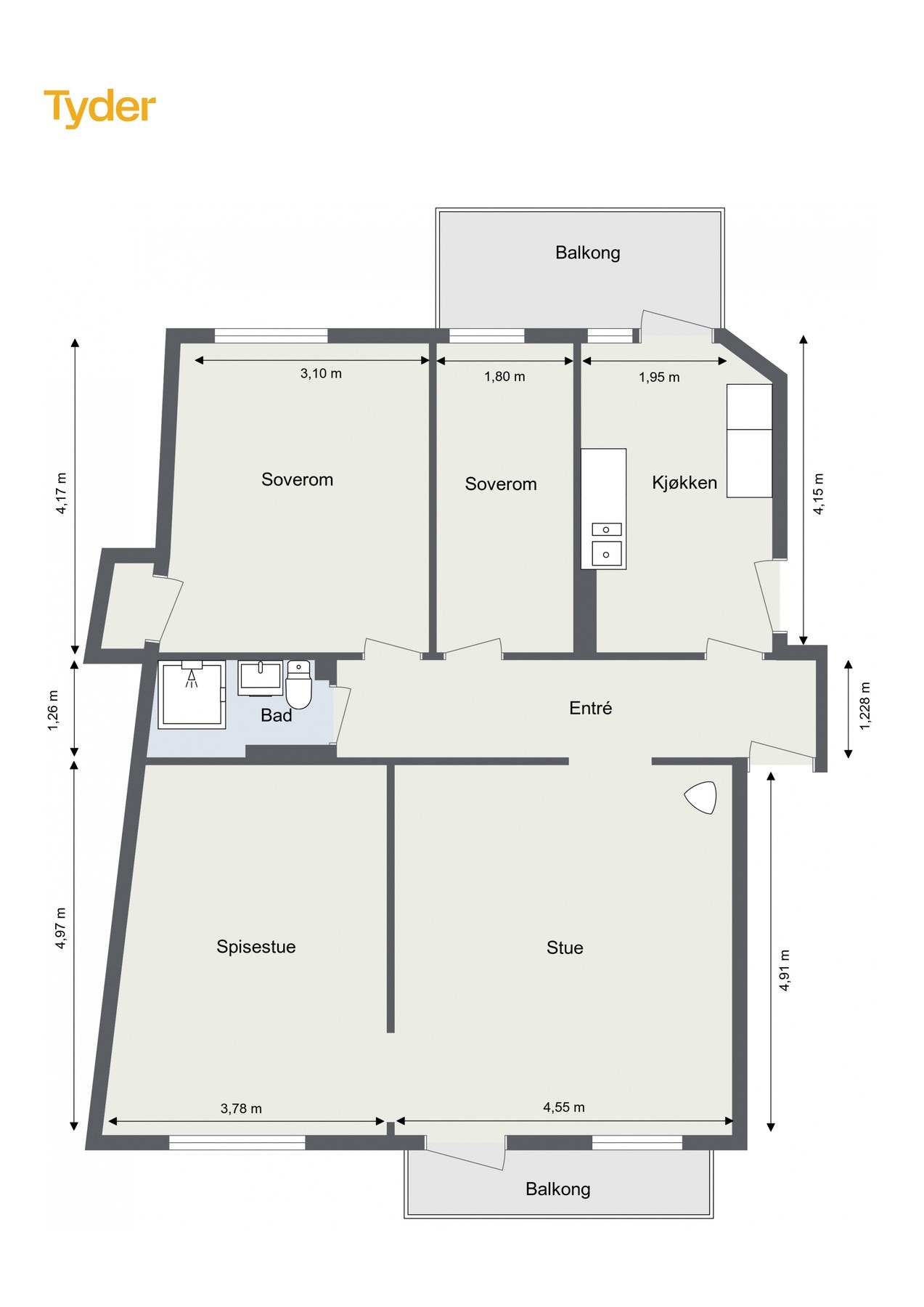 Planskisse. Galleribilde