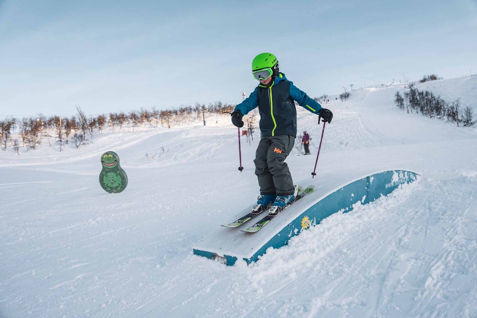 Alpinanlegget har eget barneområde Galleribilde