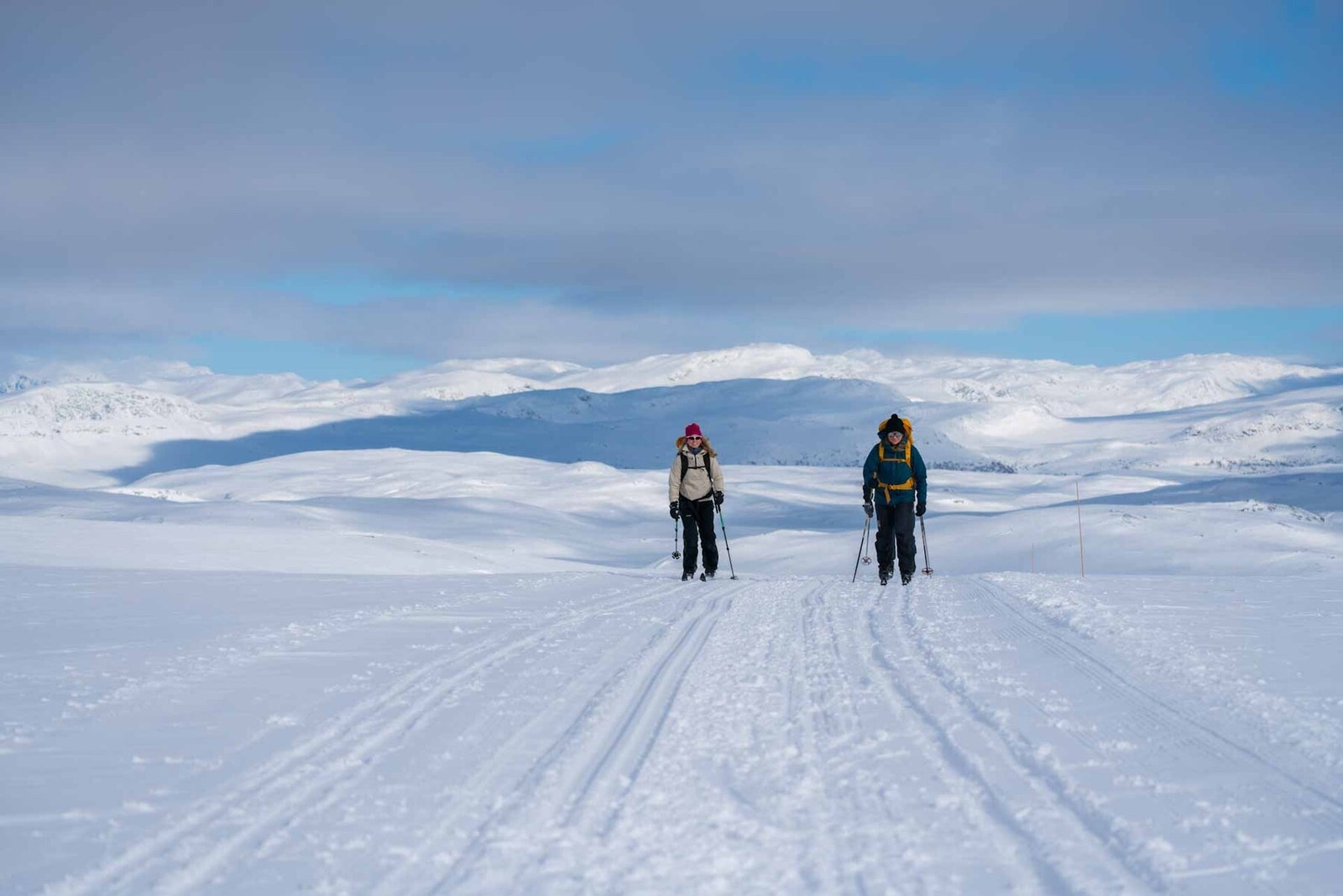 Skiløypenettet går både i høyfjellet og nede i skogbeltet og du kan gå rett ut fra hyttedøra Galleribilde