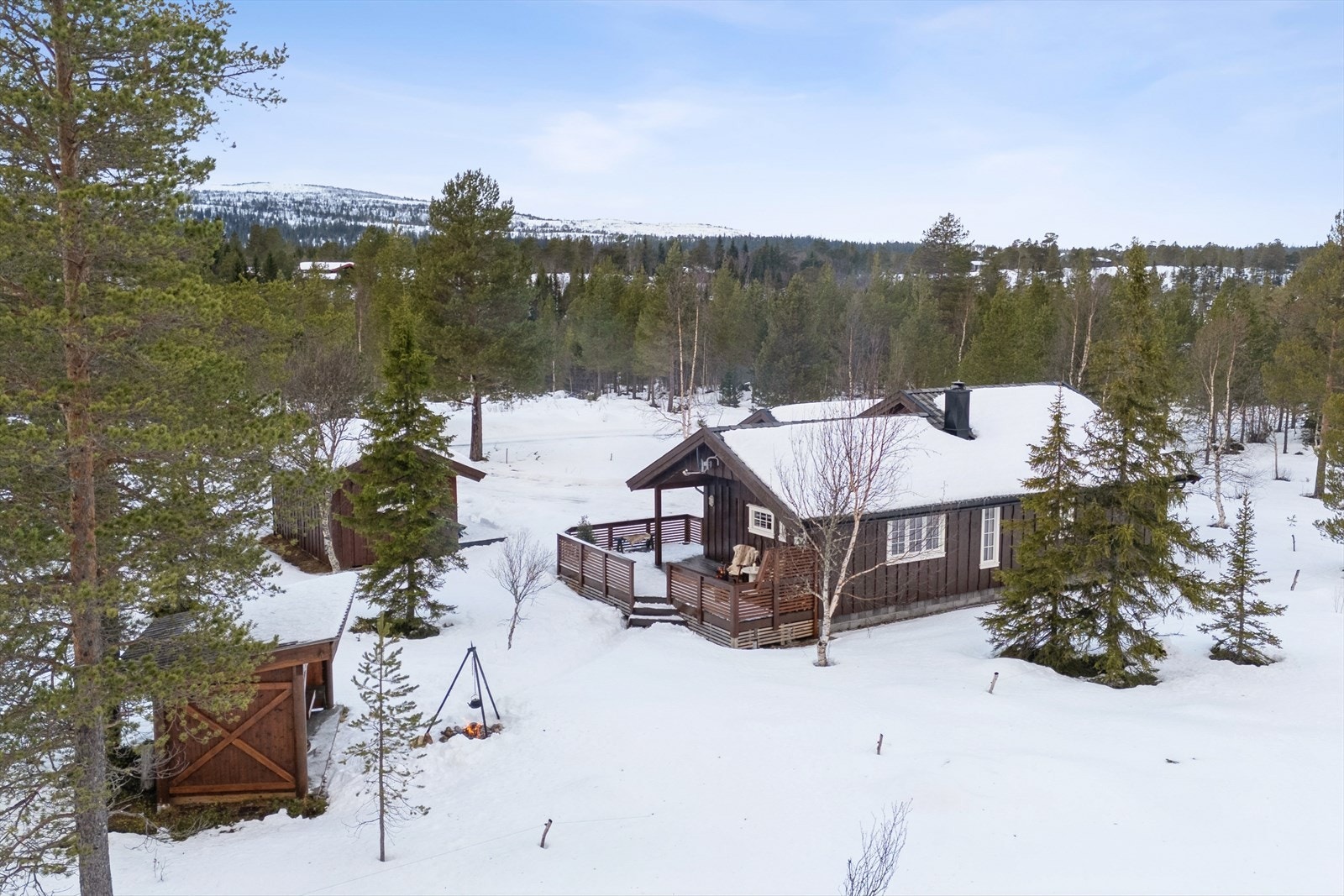 På sommeren er området et eldorado for turgåere, syklister og andre som elsker å være i naturen, også like vakkert vinterstid. Galleribilde