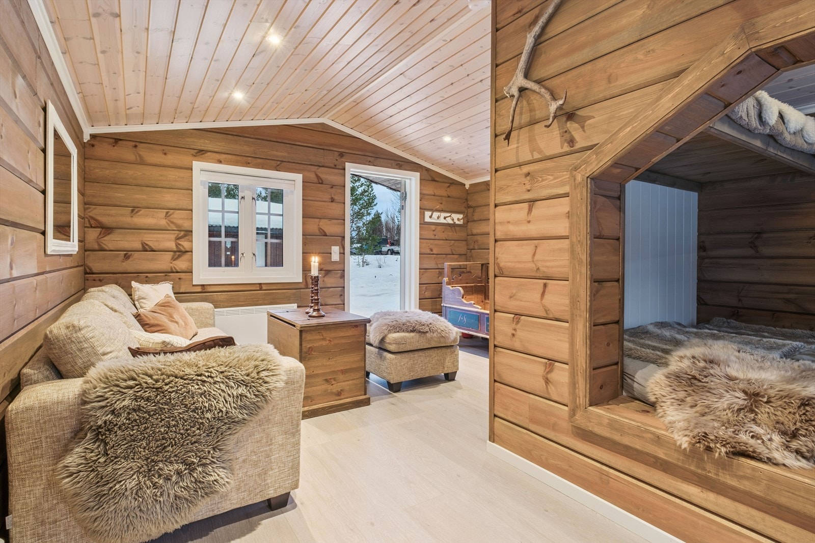 Annekset egner seg ypperlig ved besøk av gjester og familie. Galleribilde