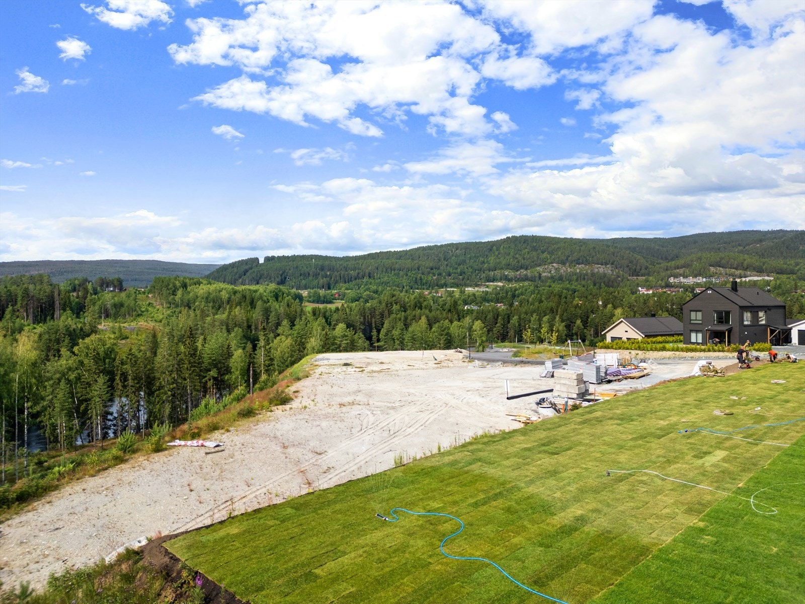 Dronebilde over området (fra sommeren 2024) Galleribilde
