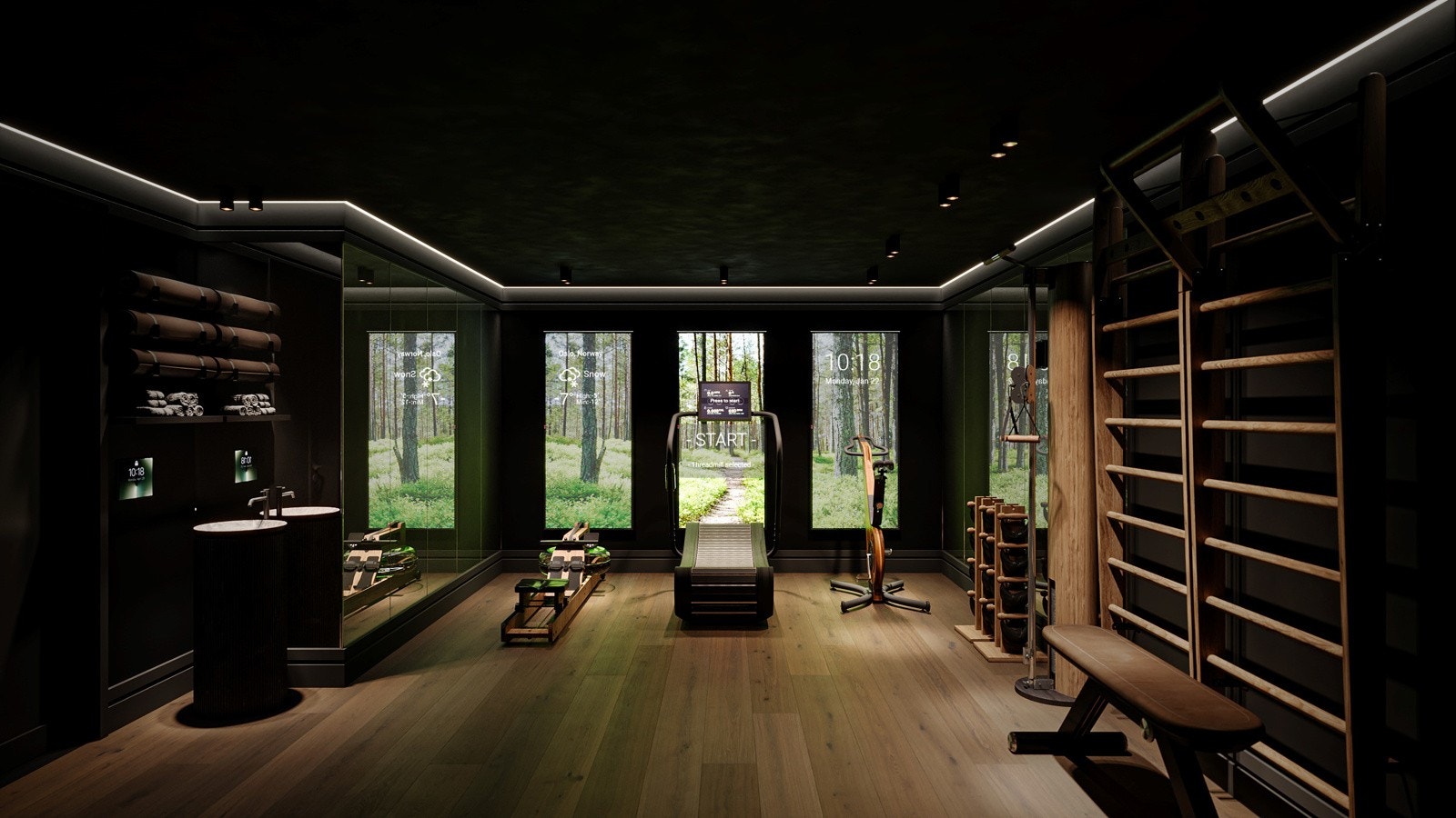 Alternativ inndeling av kjeller. Galleribilde