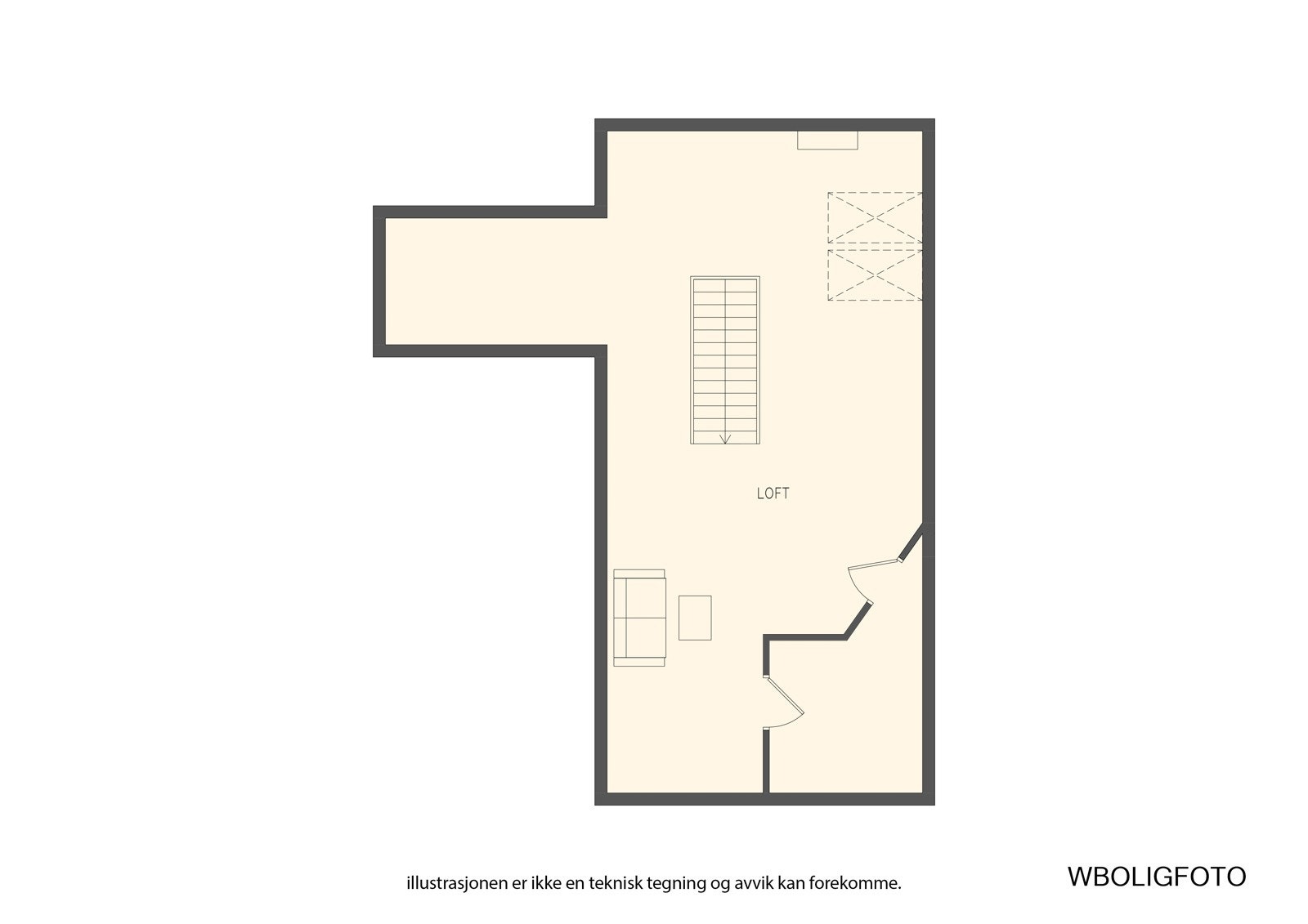 - Planløsning loft - Galleribilde