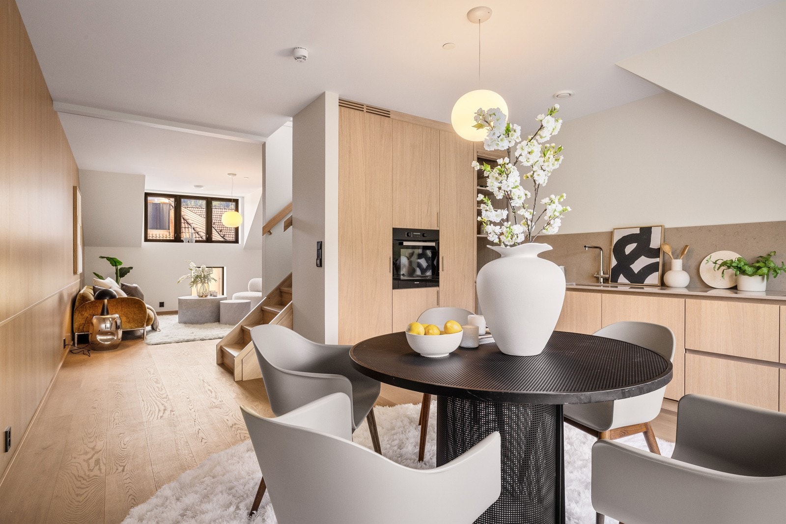 - Leiligheten har elektriske varmekabler eller varmefolie i alle rom - Galleribilde