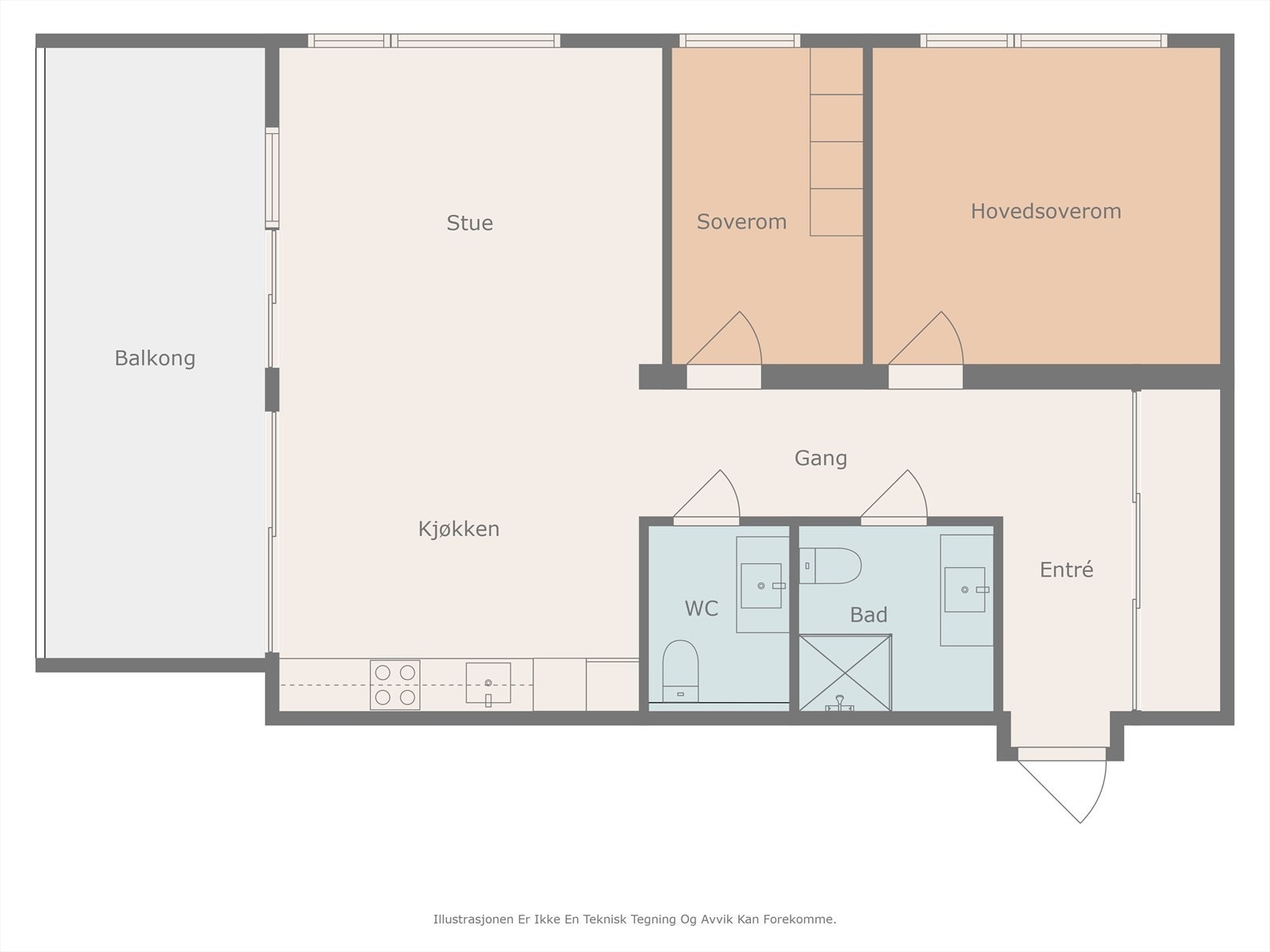 Plantegning Galleribilde