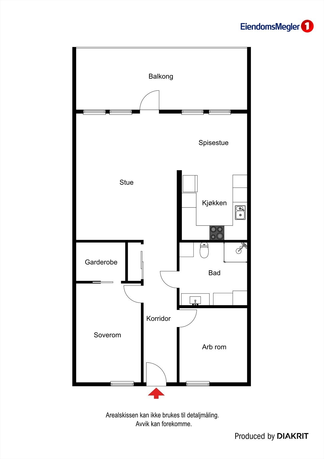 Plantegning Galleribilde