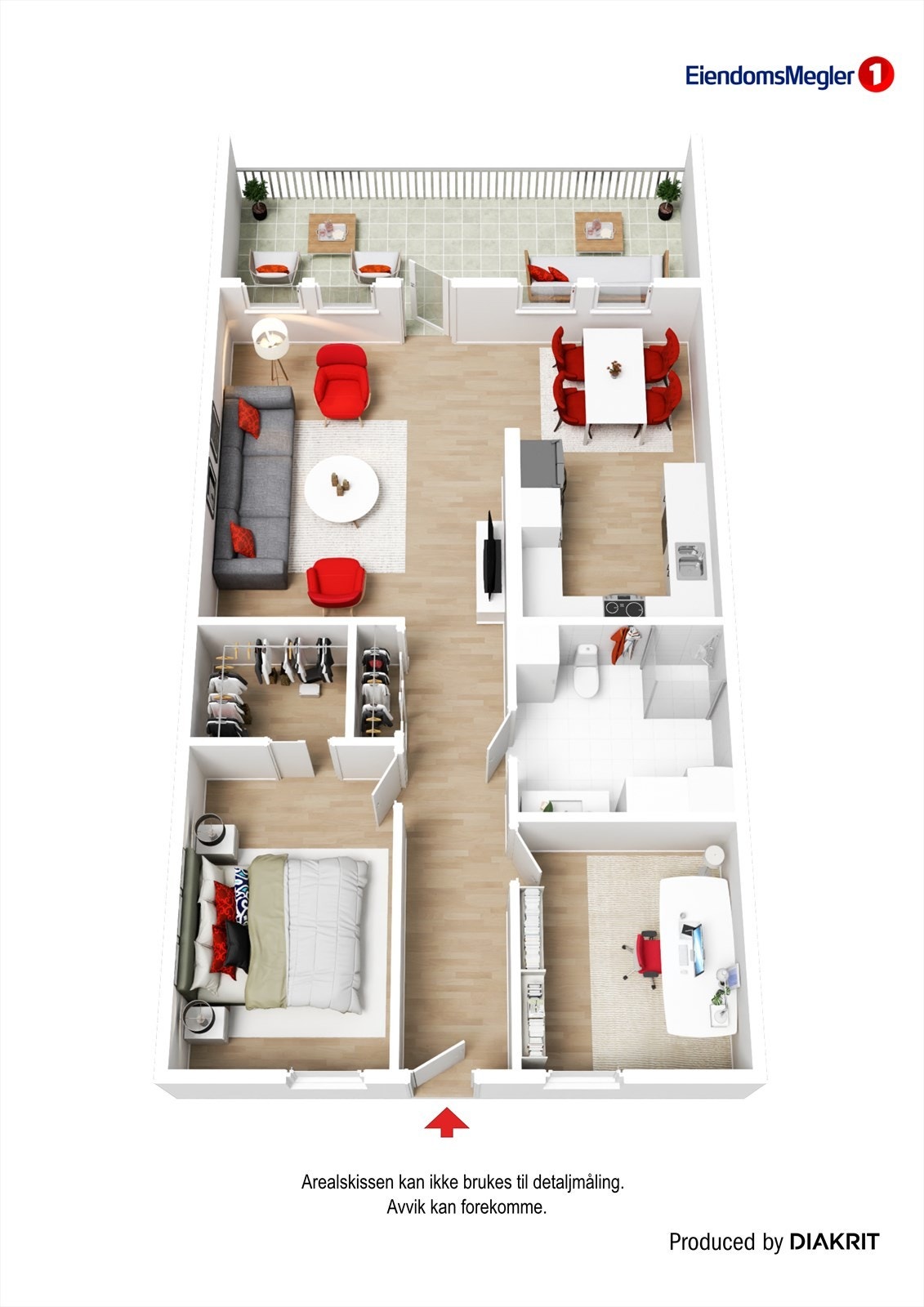 Plantegning Galleribilde