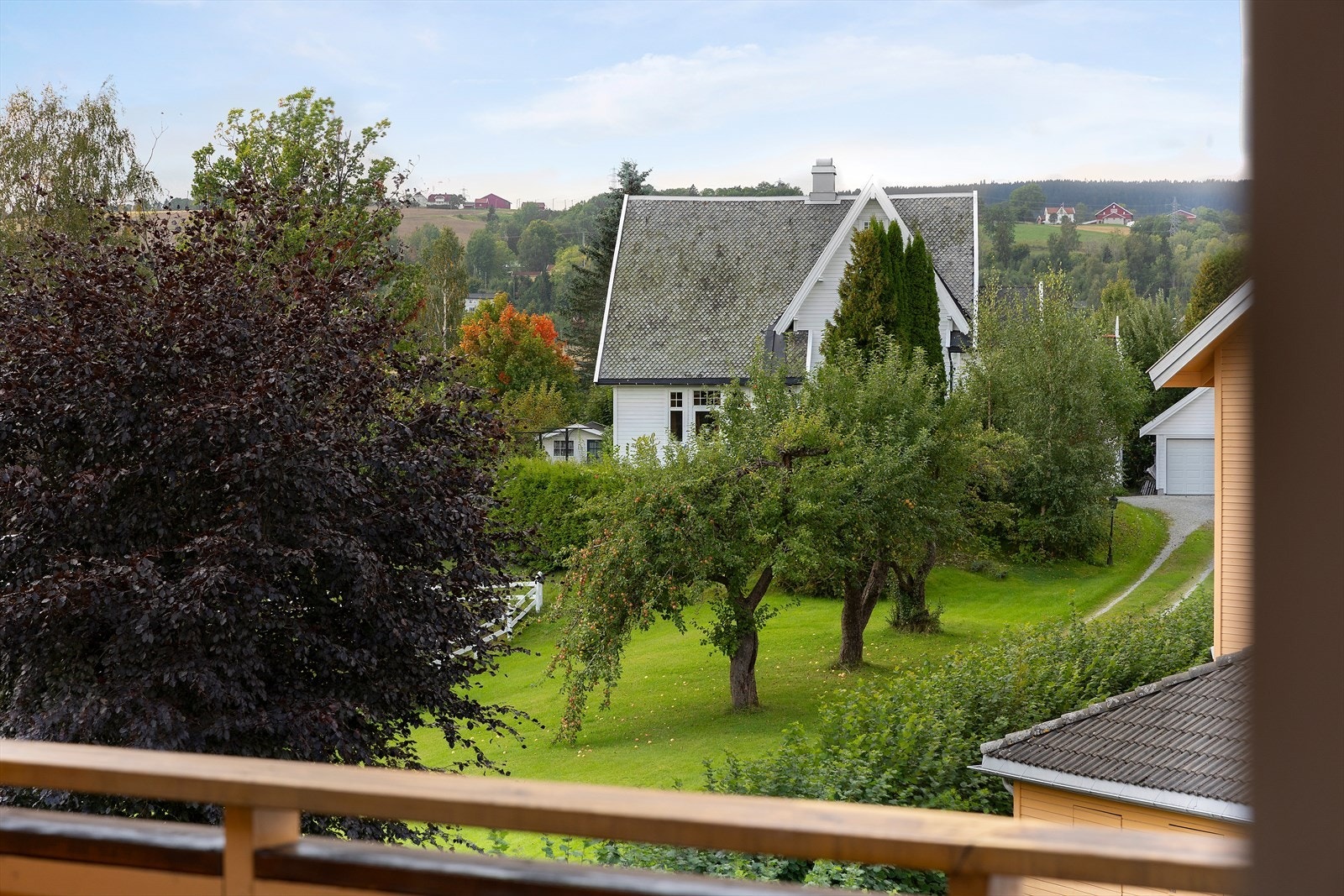 Utsikt fra balkongen. Galleribilde