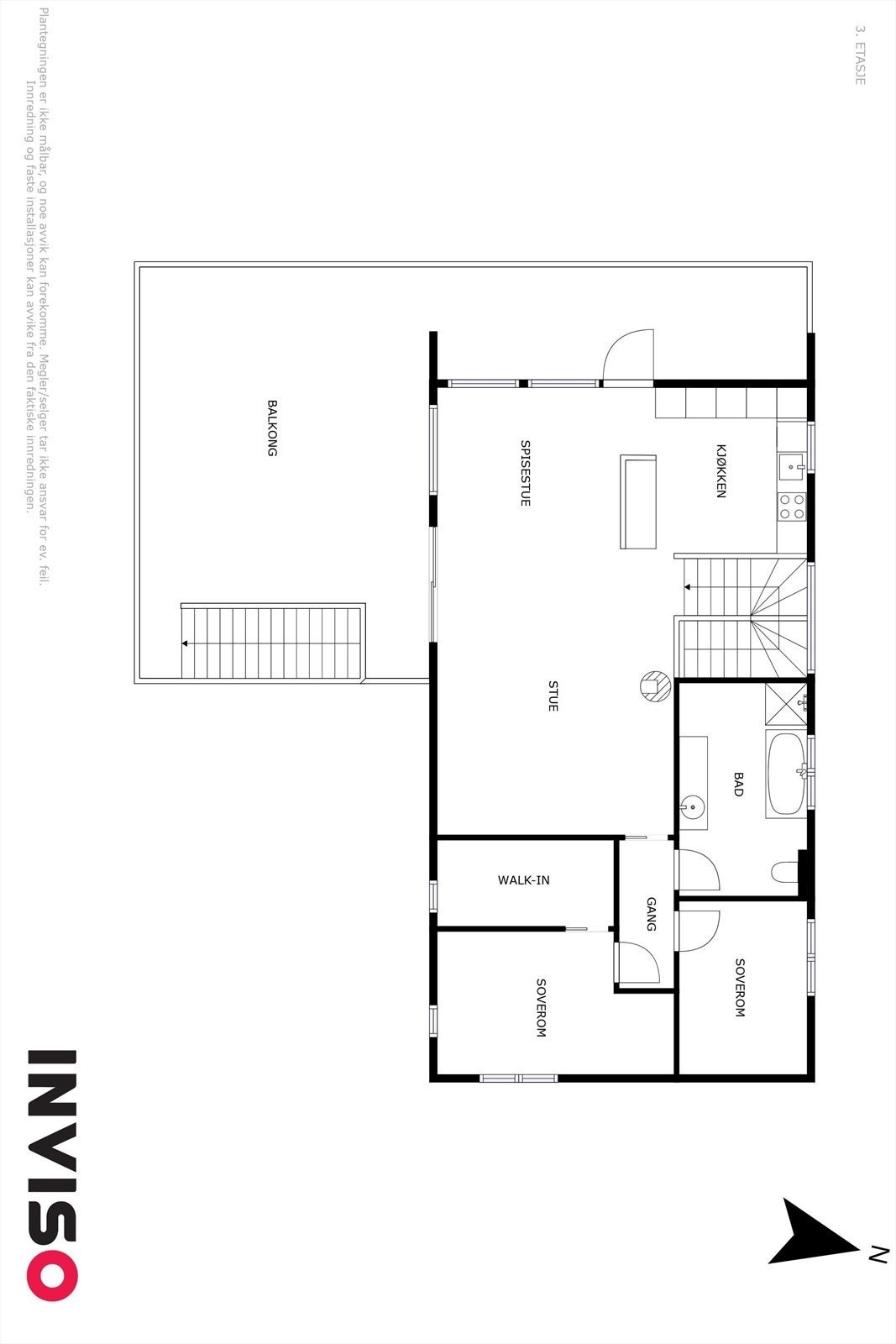 Plantegning 2.etasje Galleribilde
