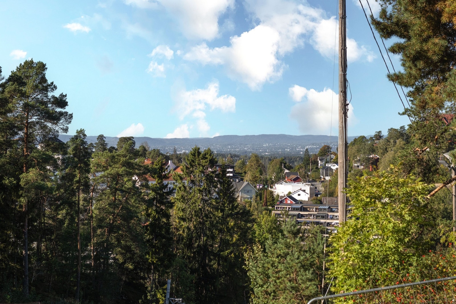 Utsikt fra veranda Galleribilde