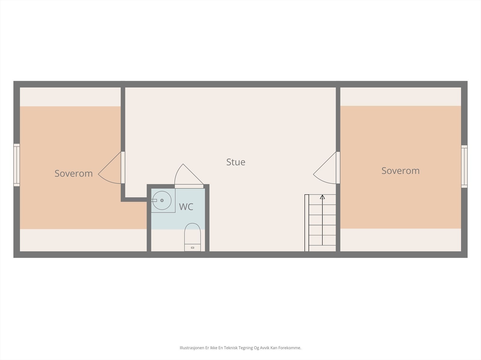 Plantegning av hemsen. Galleribilde