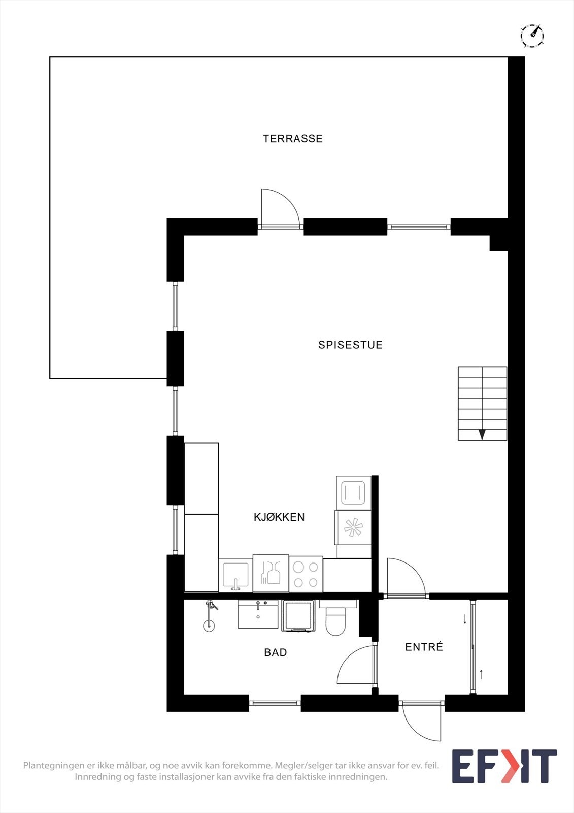 God planløsning som gjør dette til en fin familiebolig. Galleribilde