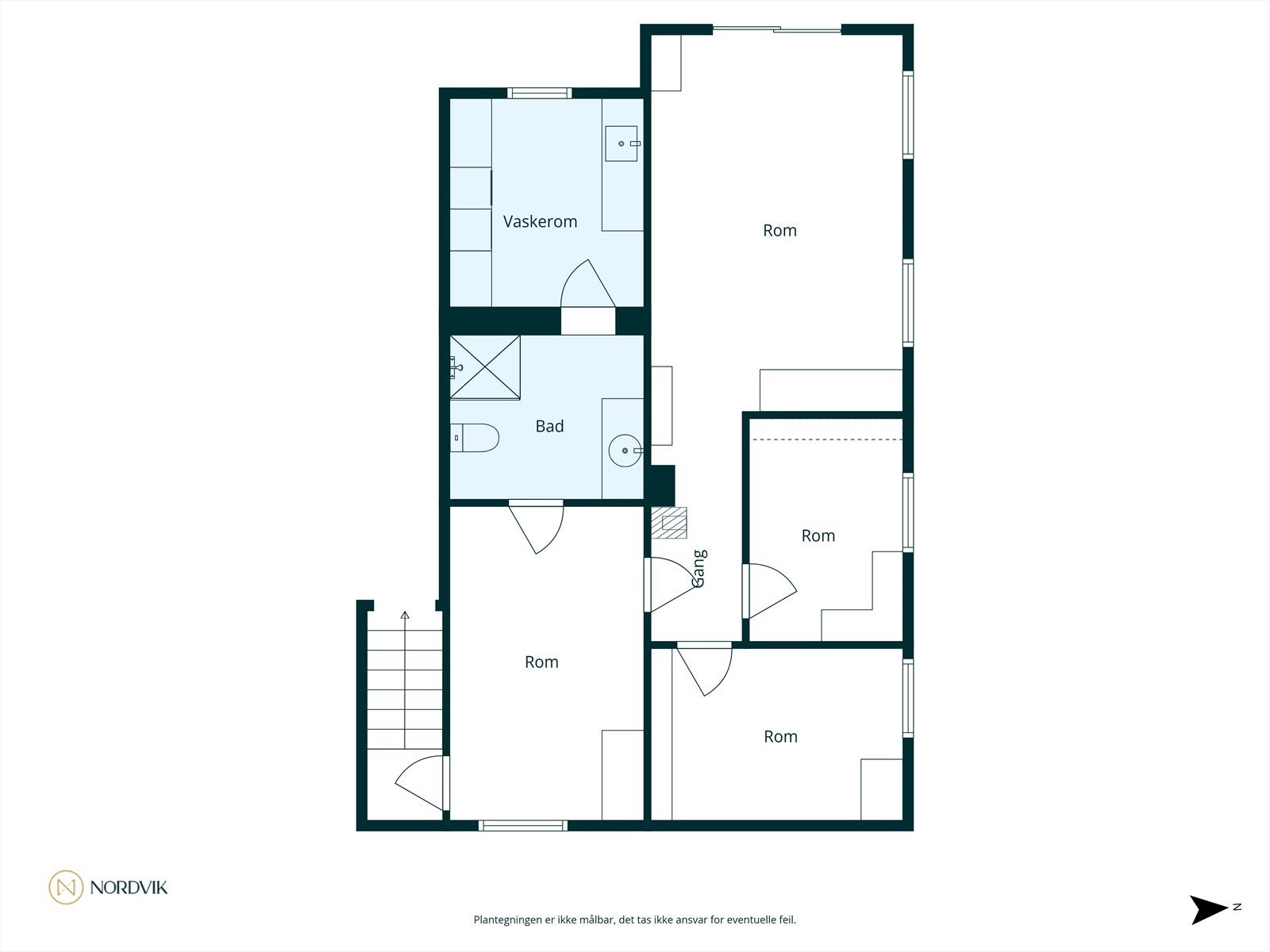 Plantegning 1.etasje Galleribilde