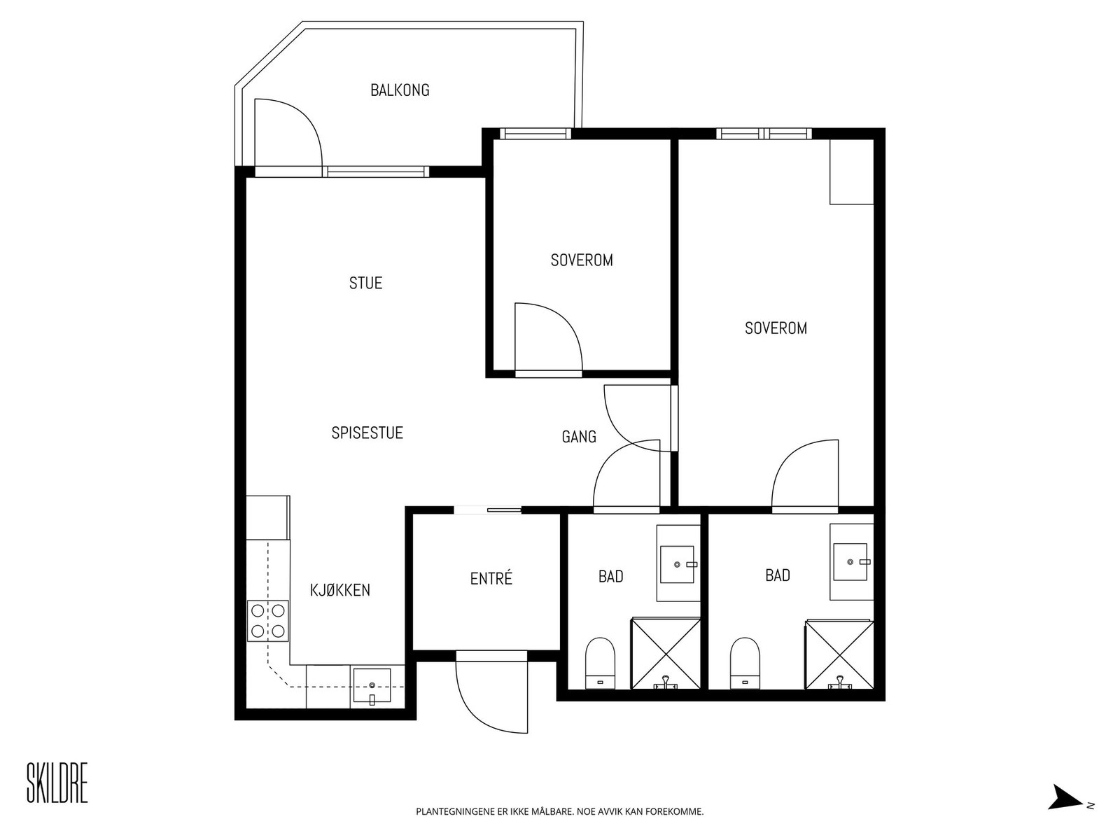 Plantegning - 4.etasje Galleribilde