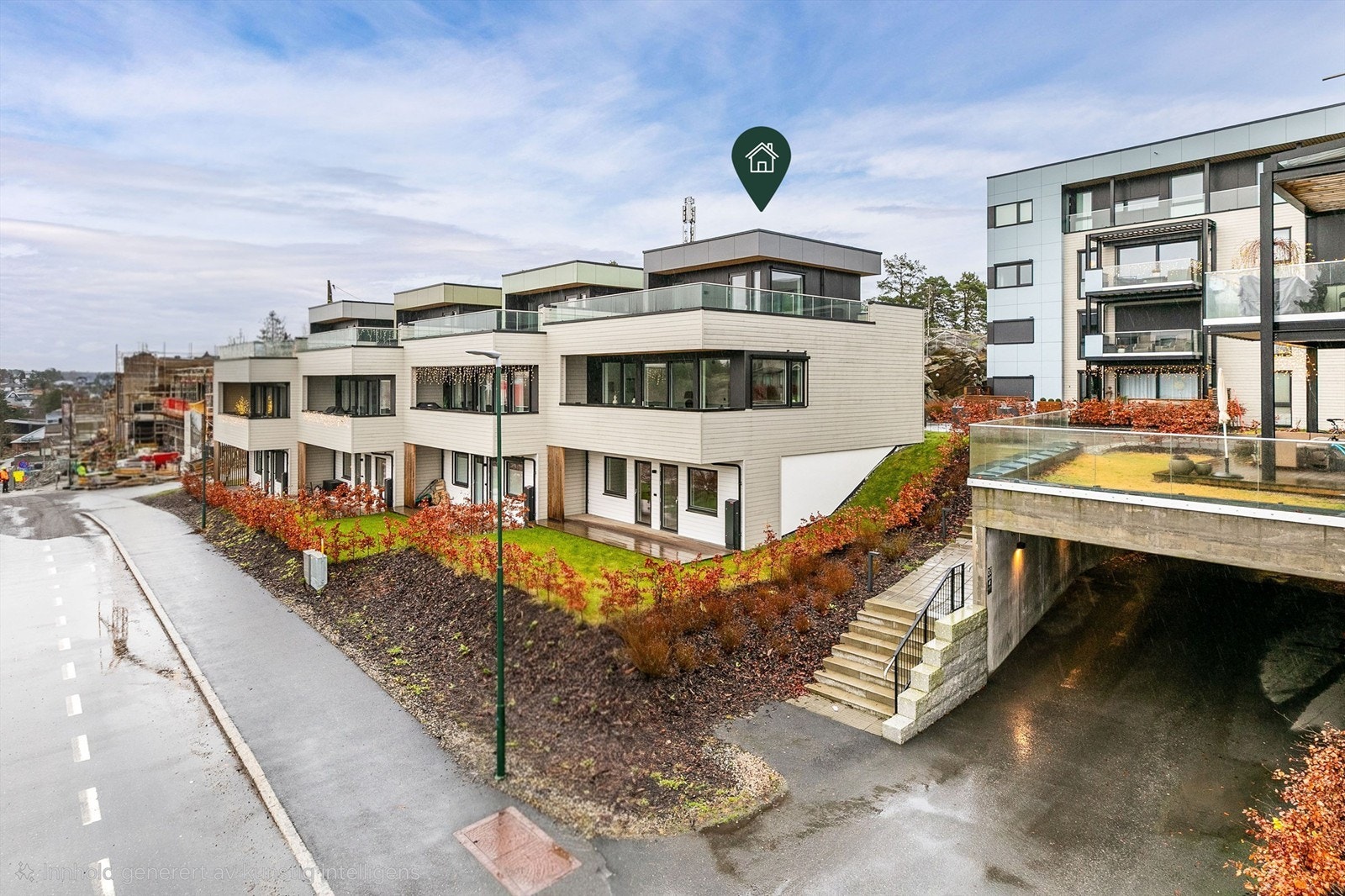 Velkommen til Batteriveien 45 - formidlet av Krogsveen. Fotograf; Børge Oppegård. Galleribilde