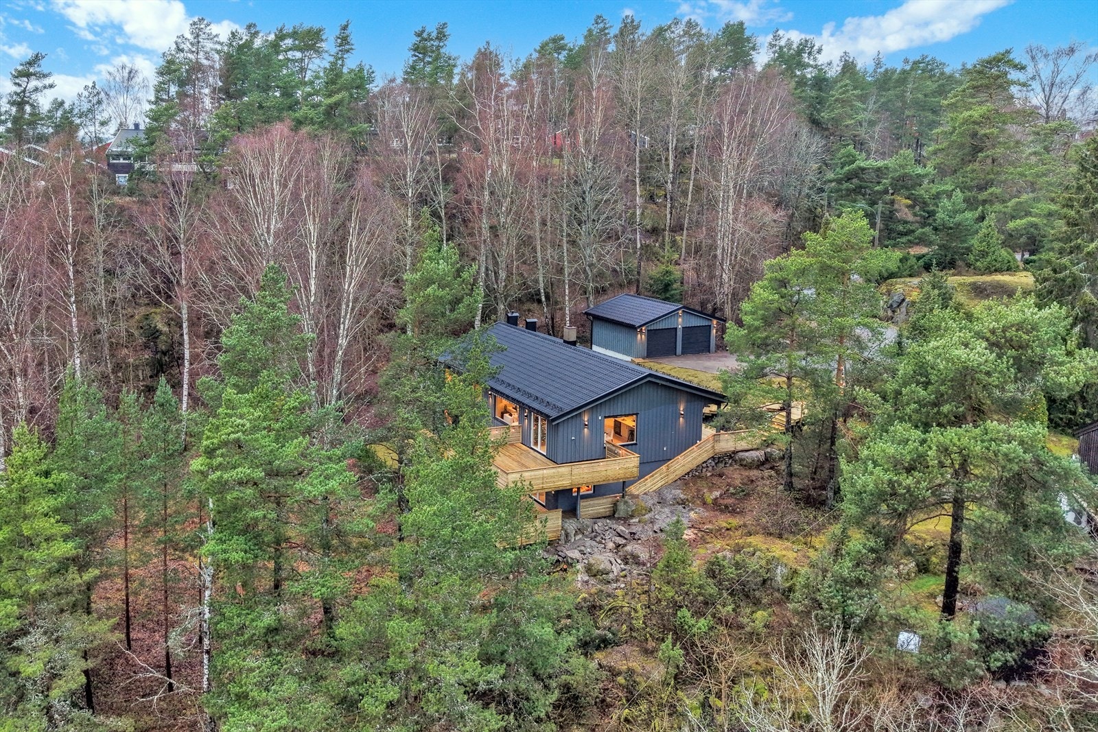 Usjenert og meget privat villa Galleribilde